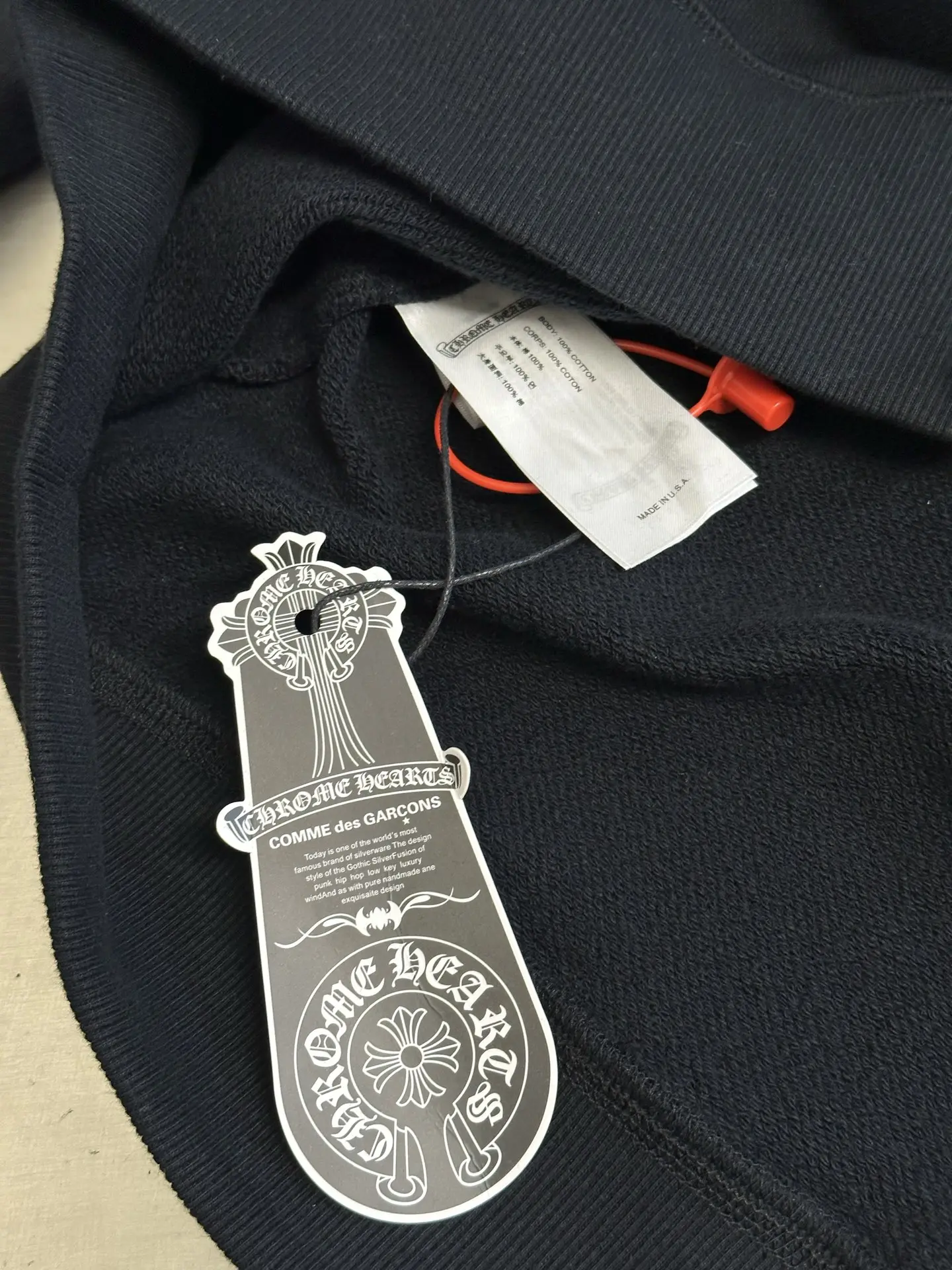 Chrome Hearts Cross Patch Crew-Neck Sweatshirt D28019166 — view 8