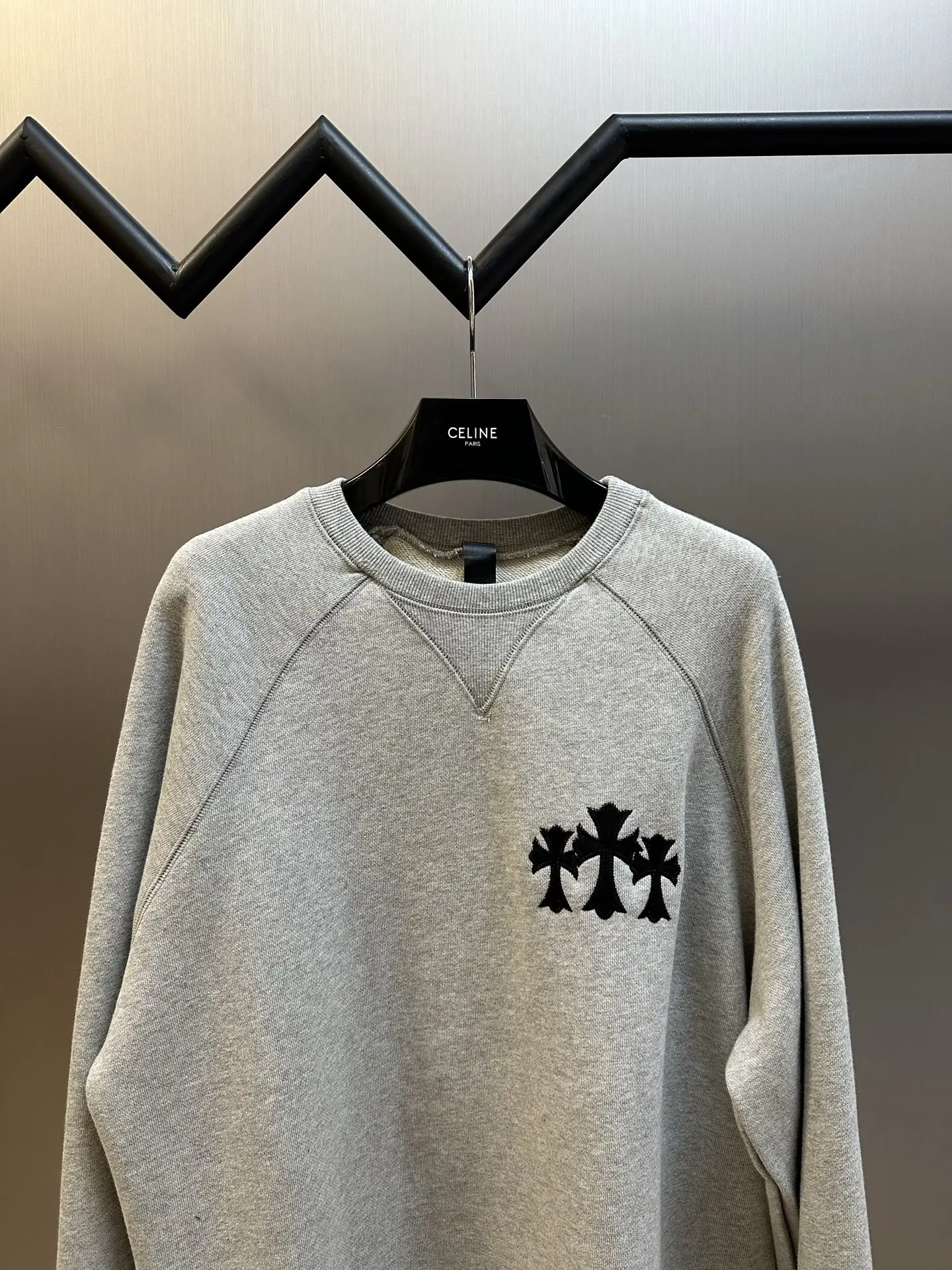 Chrome Hearts Cross Patch Cotton Sweatshirt D28019165 — view 2