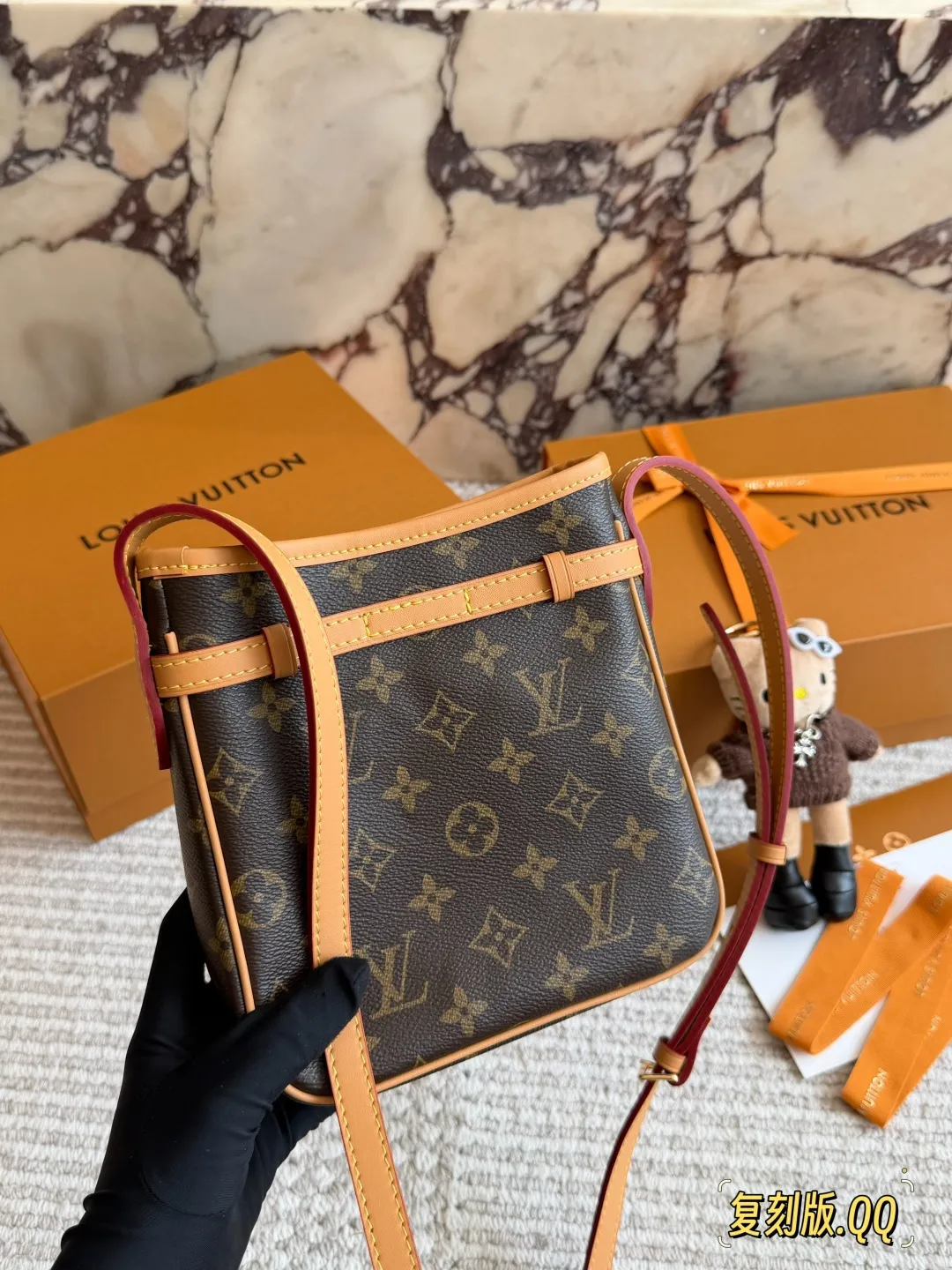 Monogram Canvas Mini Bucket Bag D28018362 — view 5
