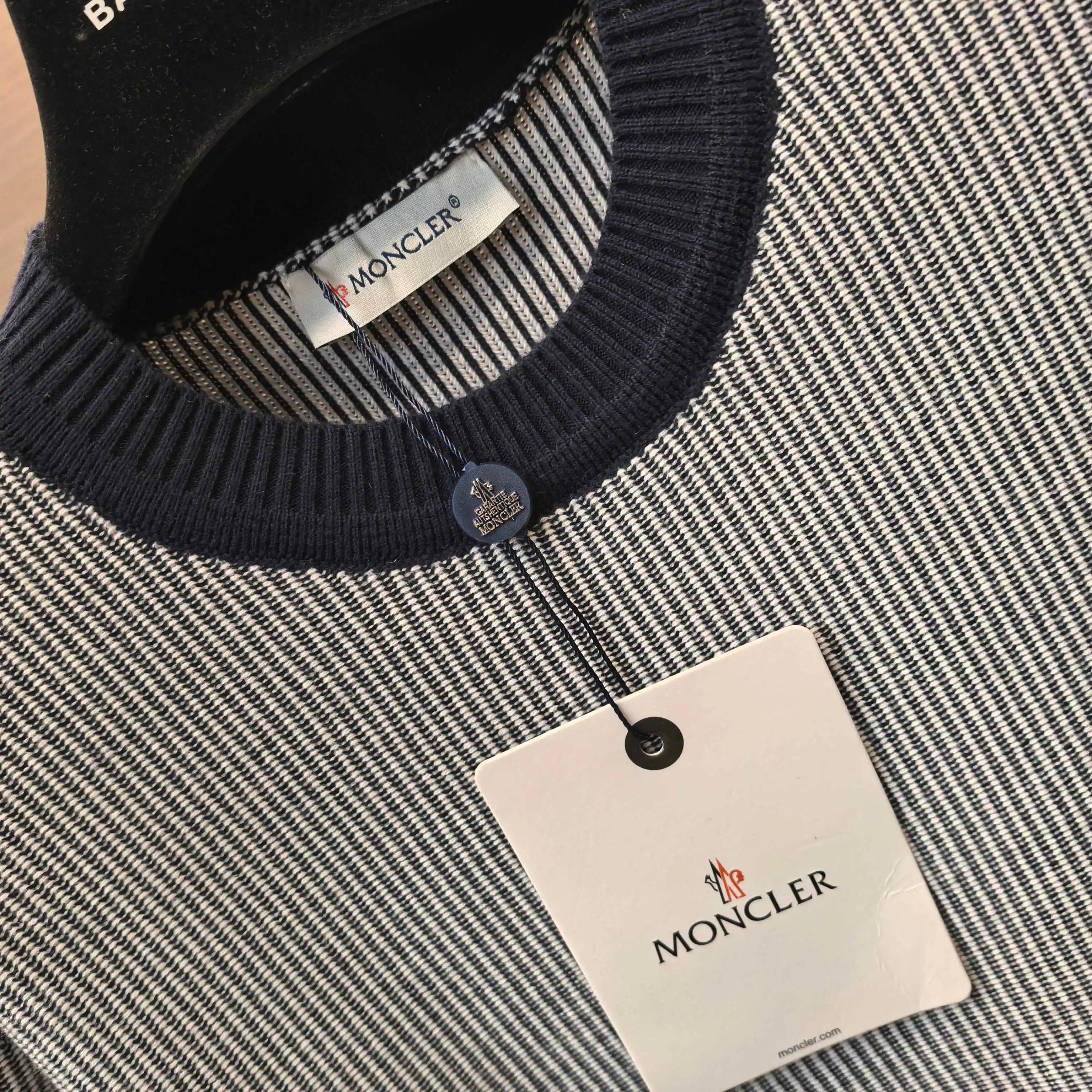 Striped Jacquard Cashmere-Cotton Sweater D29022351 — view 5