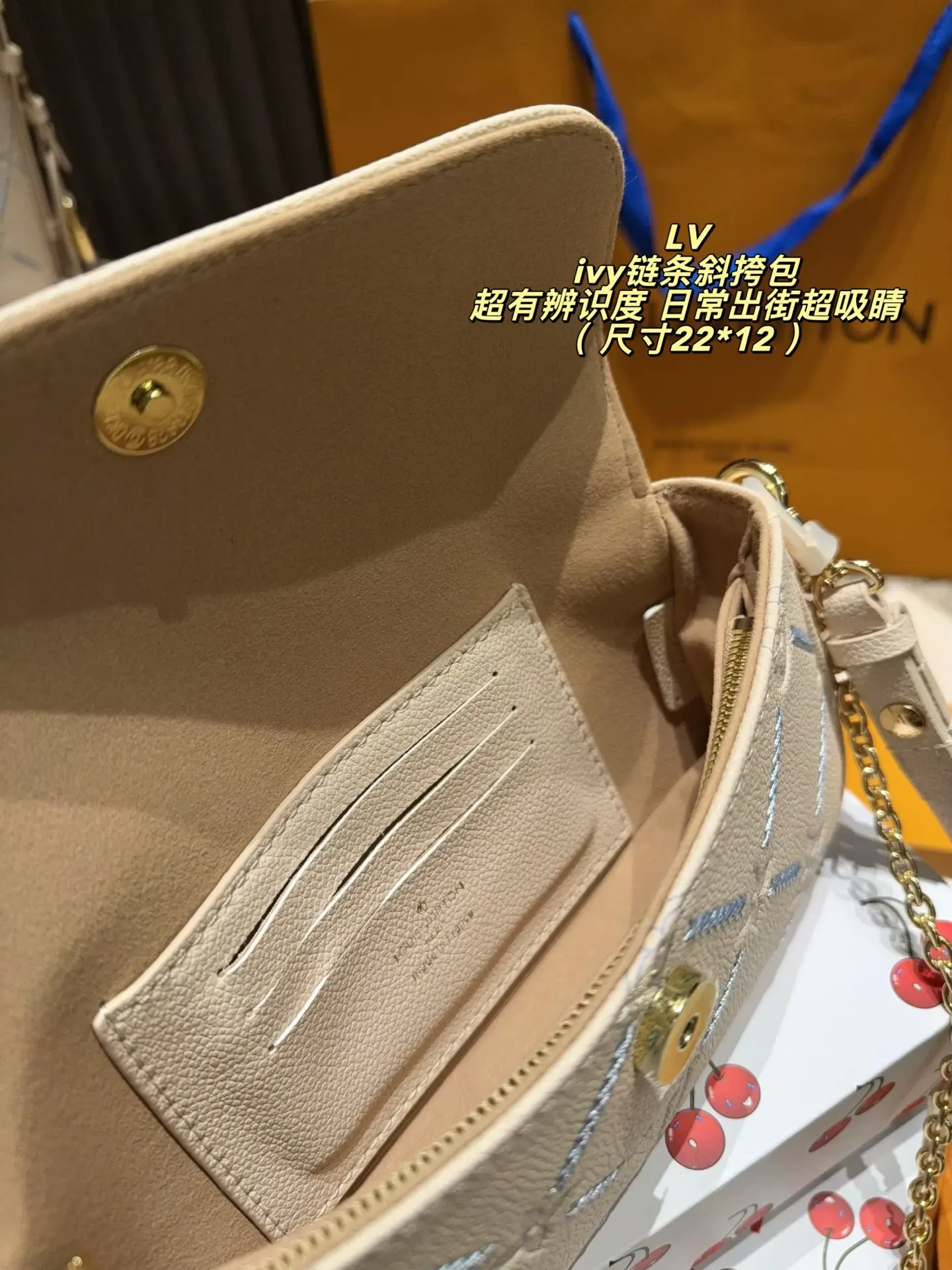 Ivy Monogram Chain Crossbody Bag D30018017 — view 9