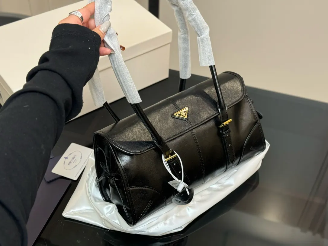 Prada Soft Lux Leather Shoulder Bag D30018185 — view 2