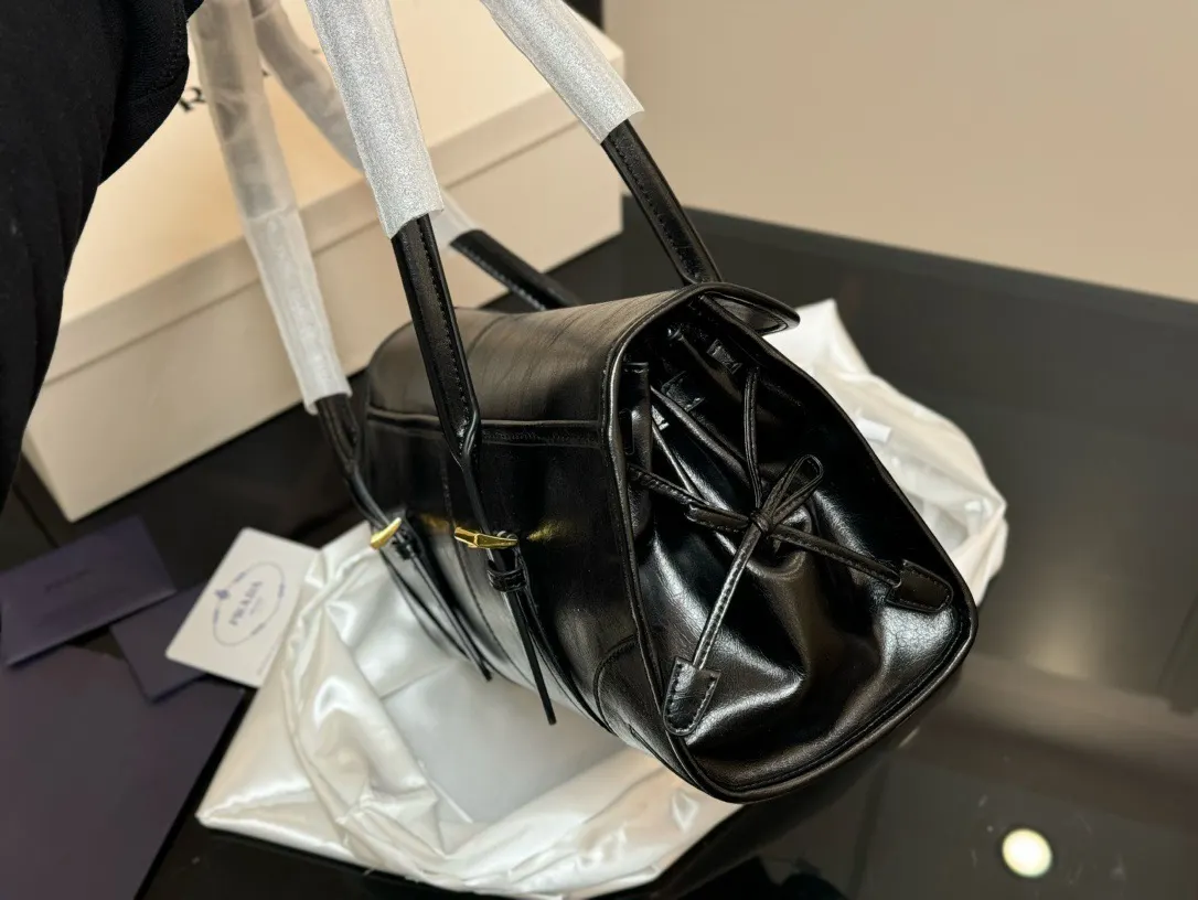 Prada Soft Lux Leather Shoulder Bag D30018185 — view 7
