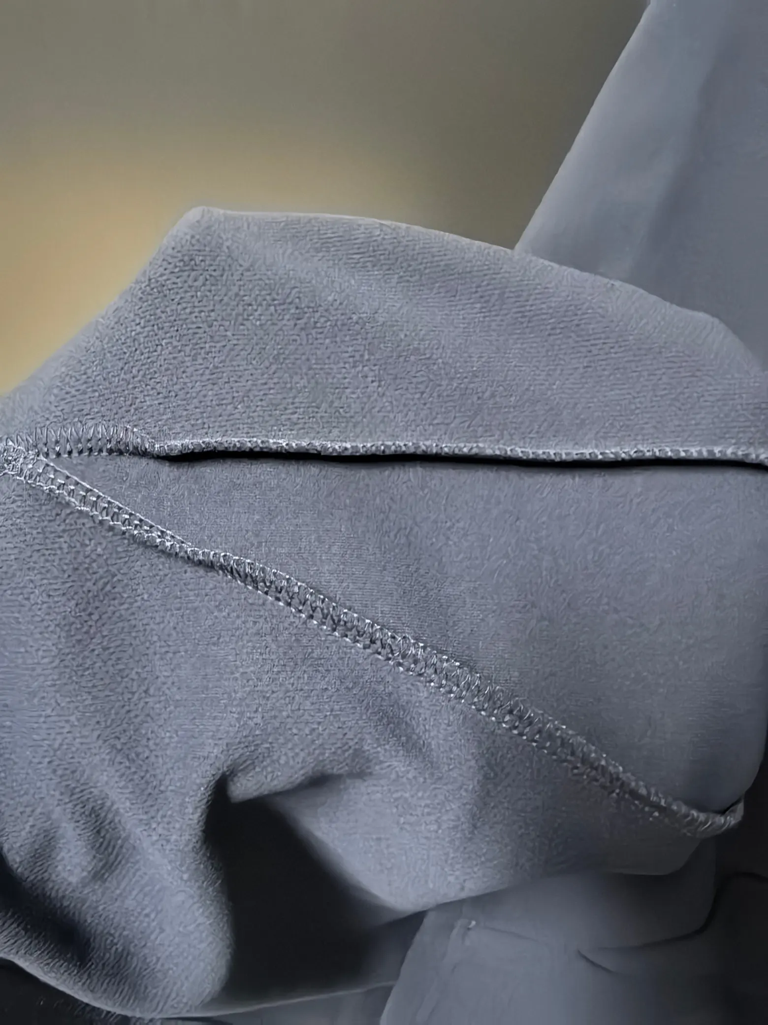 Quarter-Zip Long-Sleeve Cotton Top D31020769 — view 9