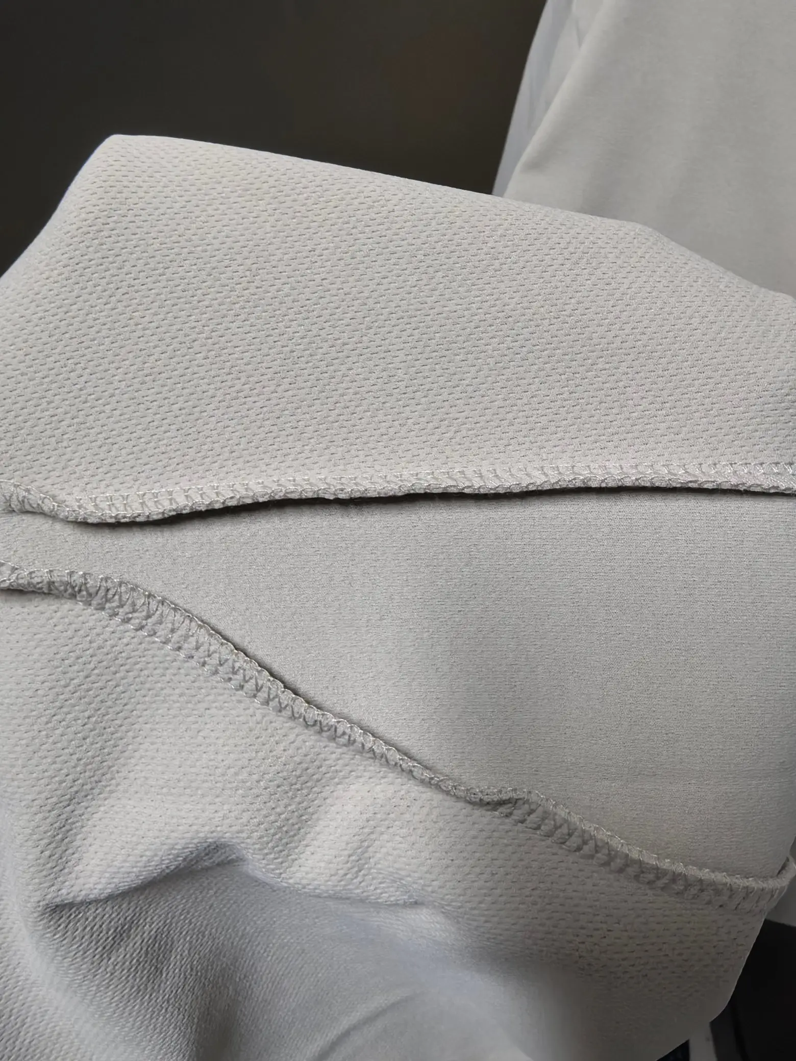 Logo-Embossed Half-Zip Long-Sleeve Top D31020768 — view 9