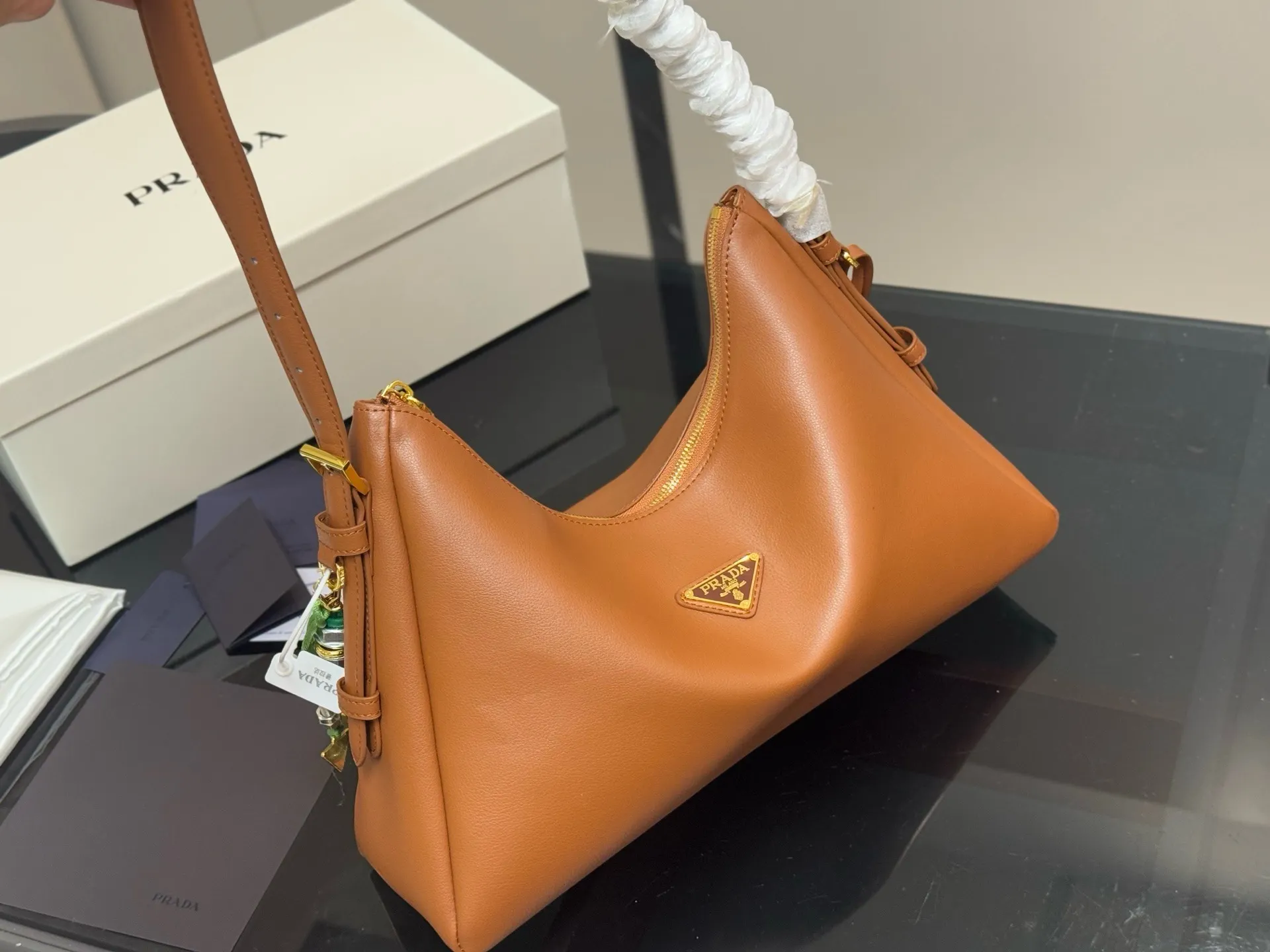 Prada Hobo Shoulder Bag D31018183 — view 5