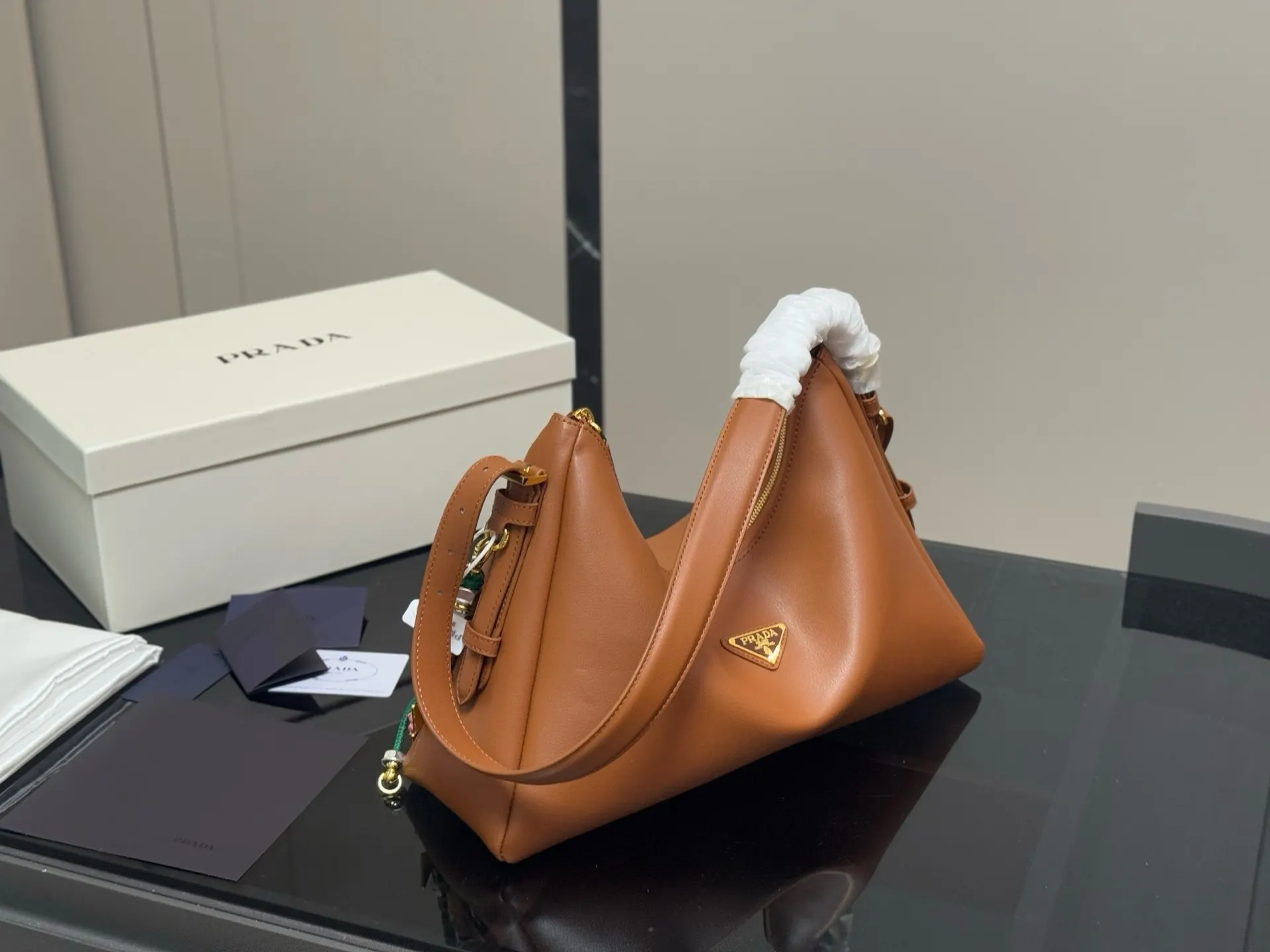 Prada Hobo Shoulder Bag D31018183 — view 9