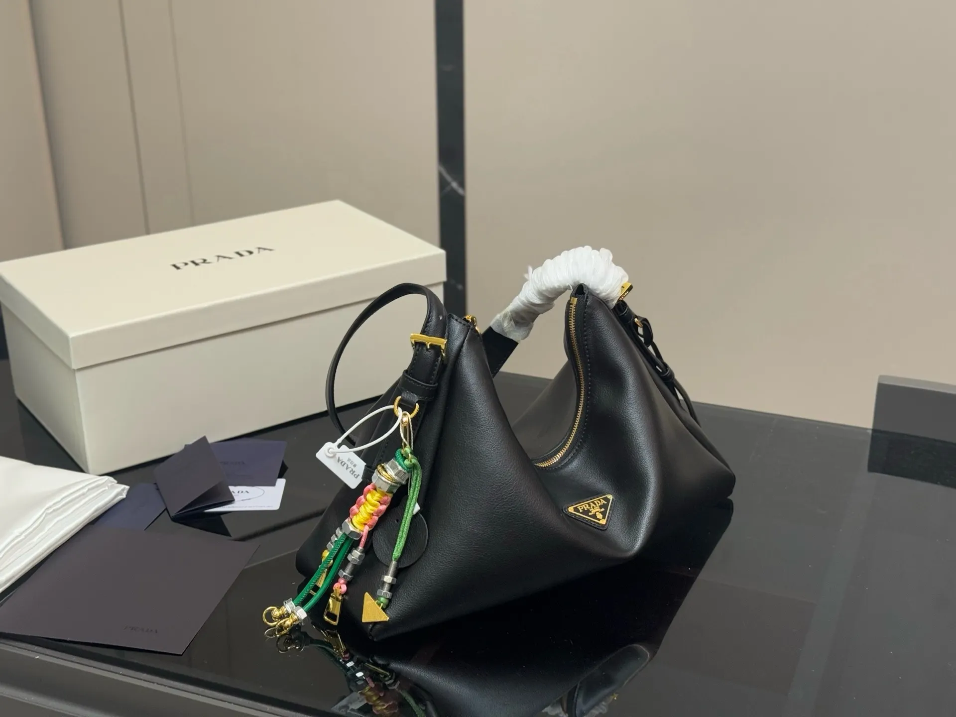 Prada Hobo Shoulder Bag D31018183 — view 10