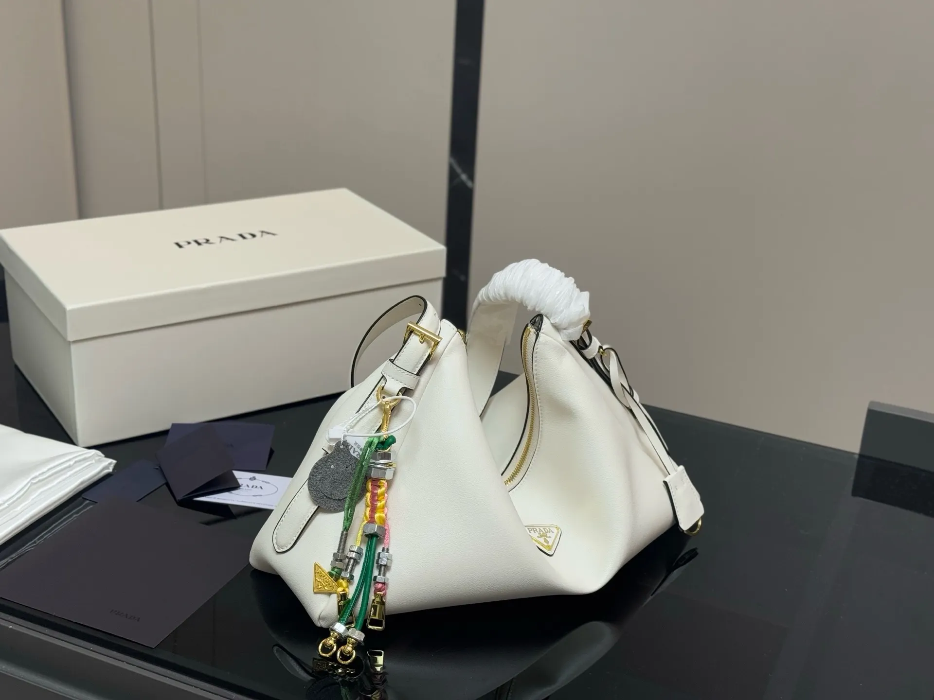 Prada Hobo Shoulder Bag D31018183 — view 12