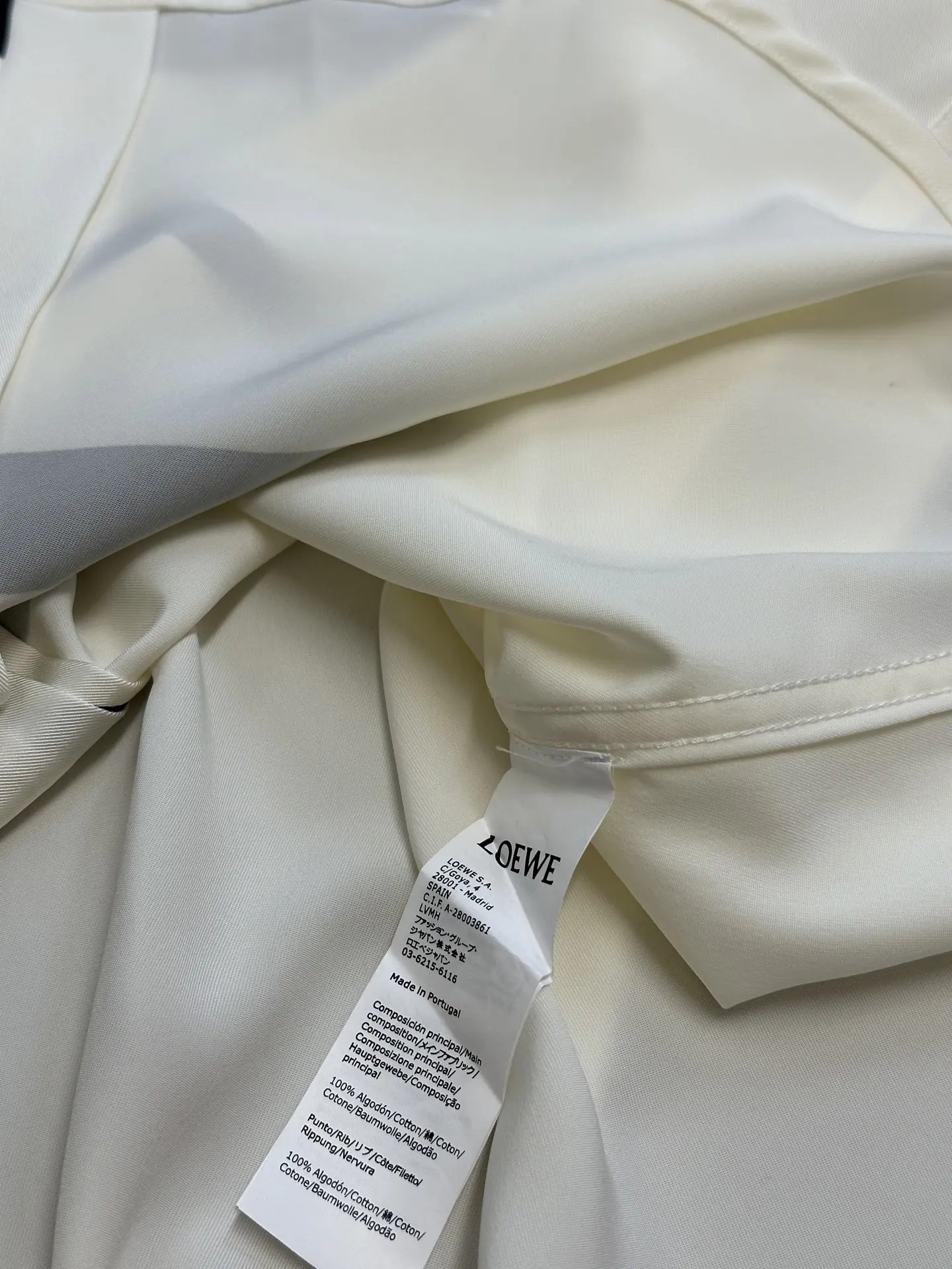 Logo Print Silk Long-Sleeve Shirt D31019160 — view 8