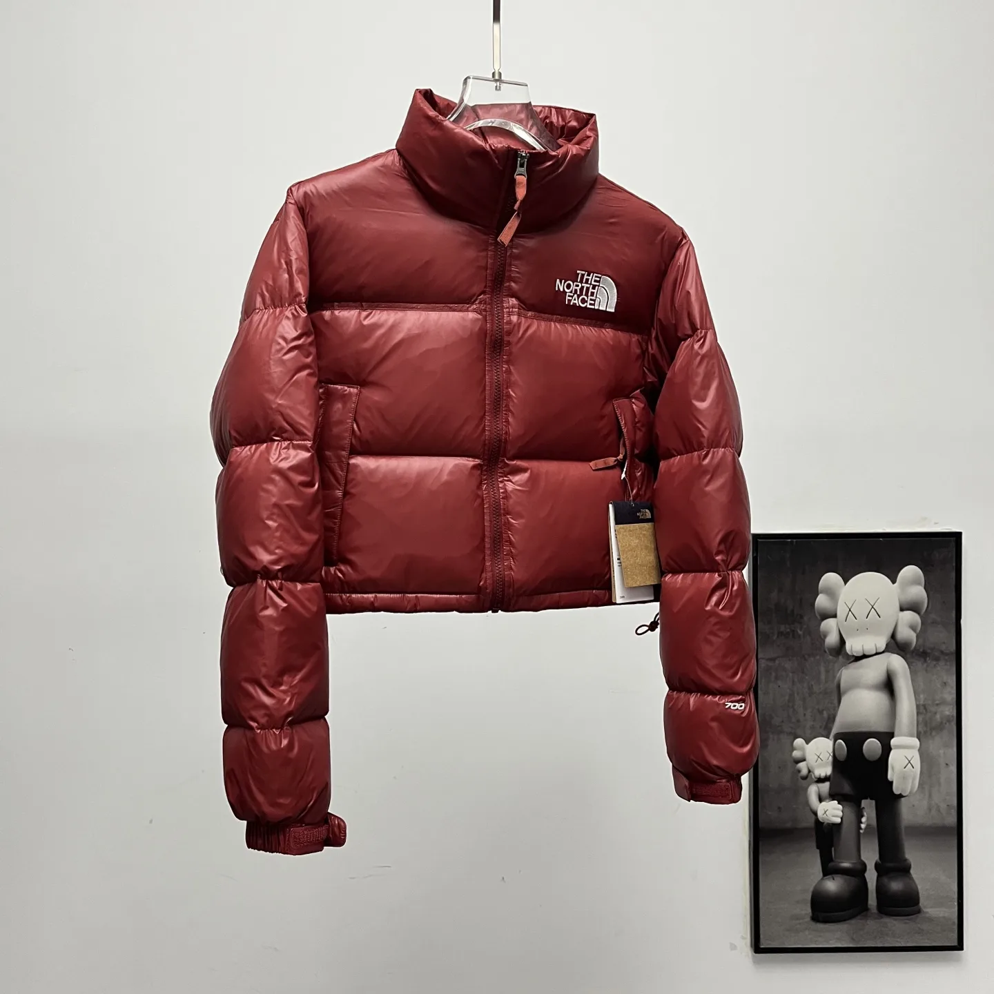 Nuptse Cropped Down-Filled Puffer Jacket D31018951 — view 3