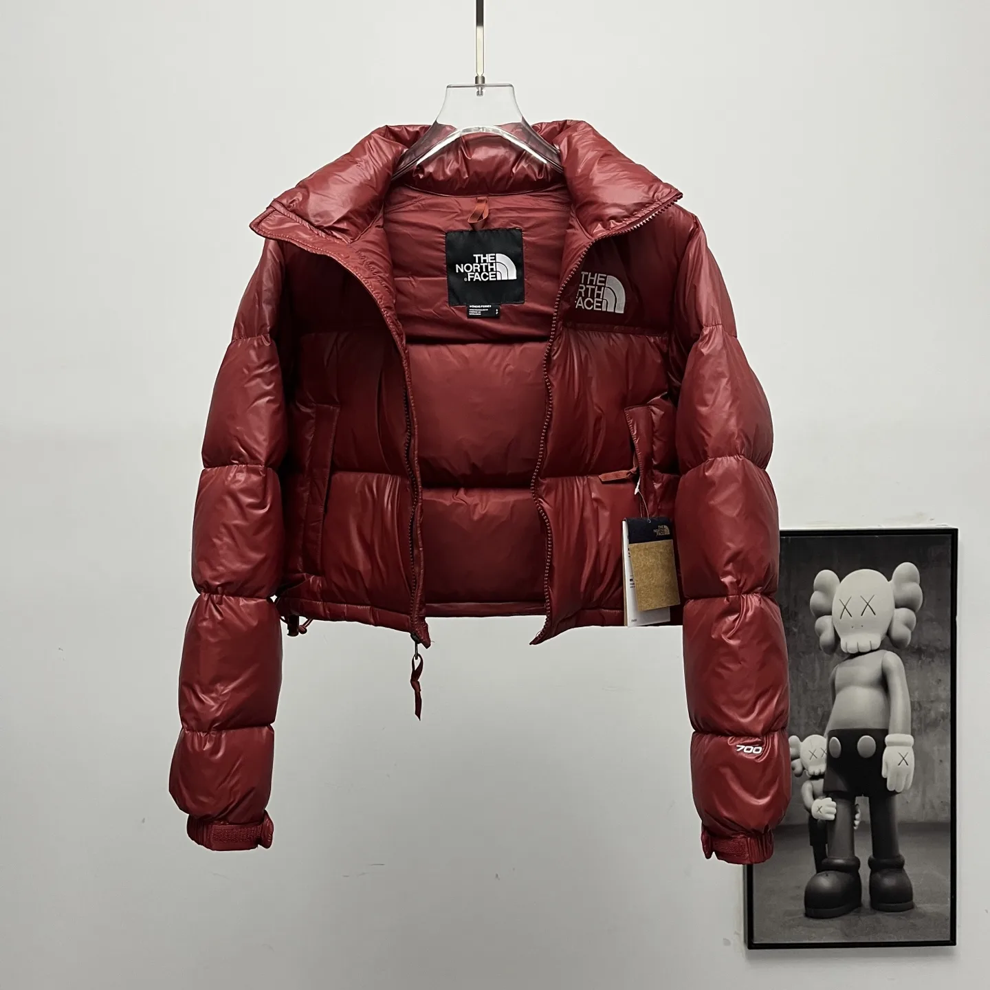 Nuptse Cropped Down-Filled Puffer Jacket D31018951 — view 4