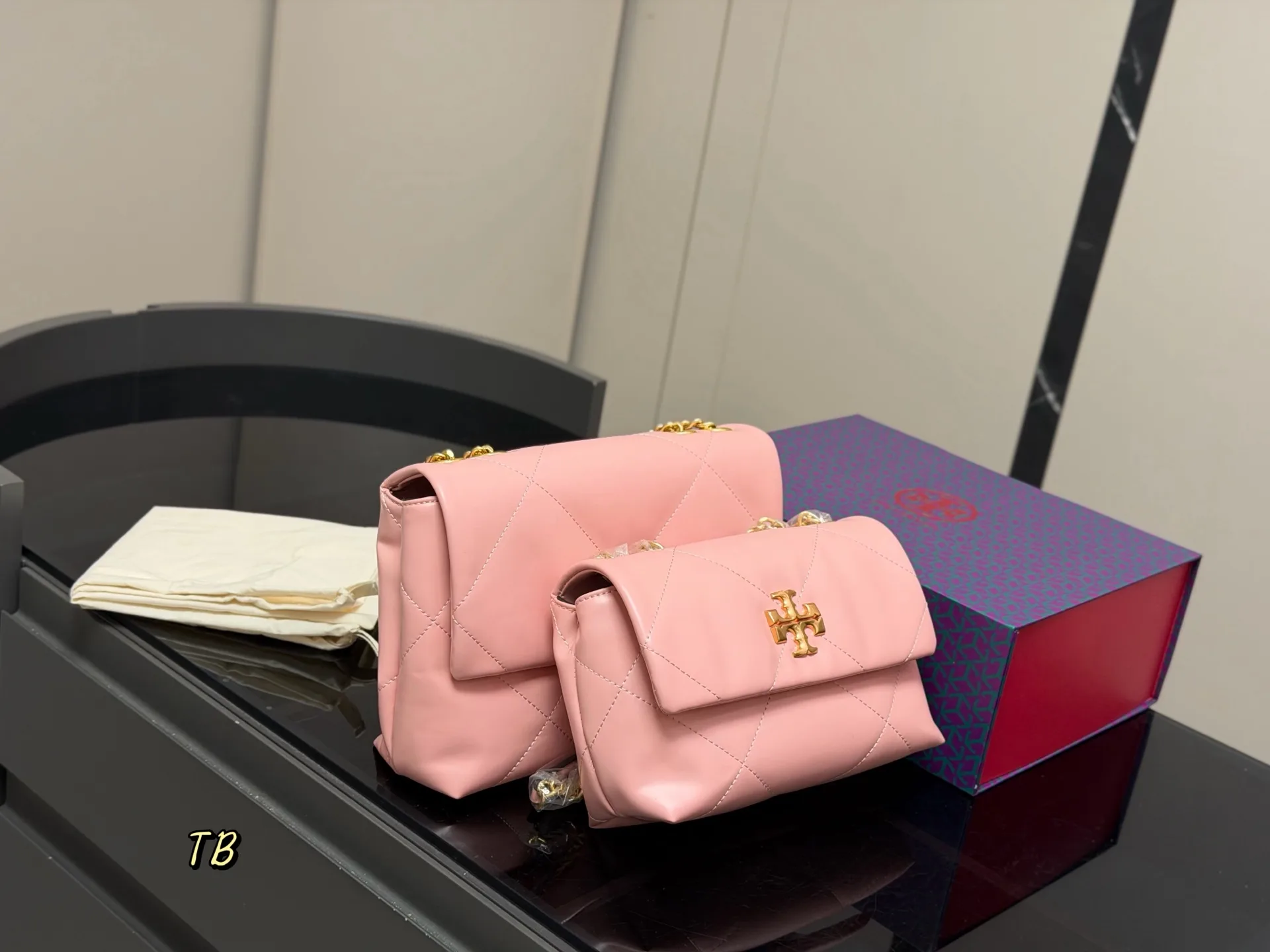 Kira Quilted Flap Shoulder Bag D31018295 — view 13