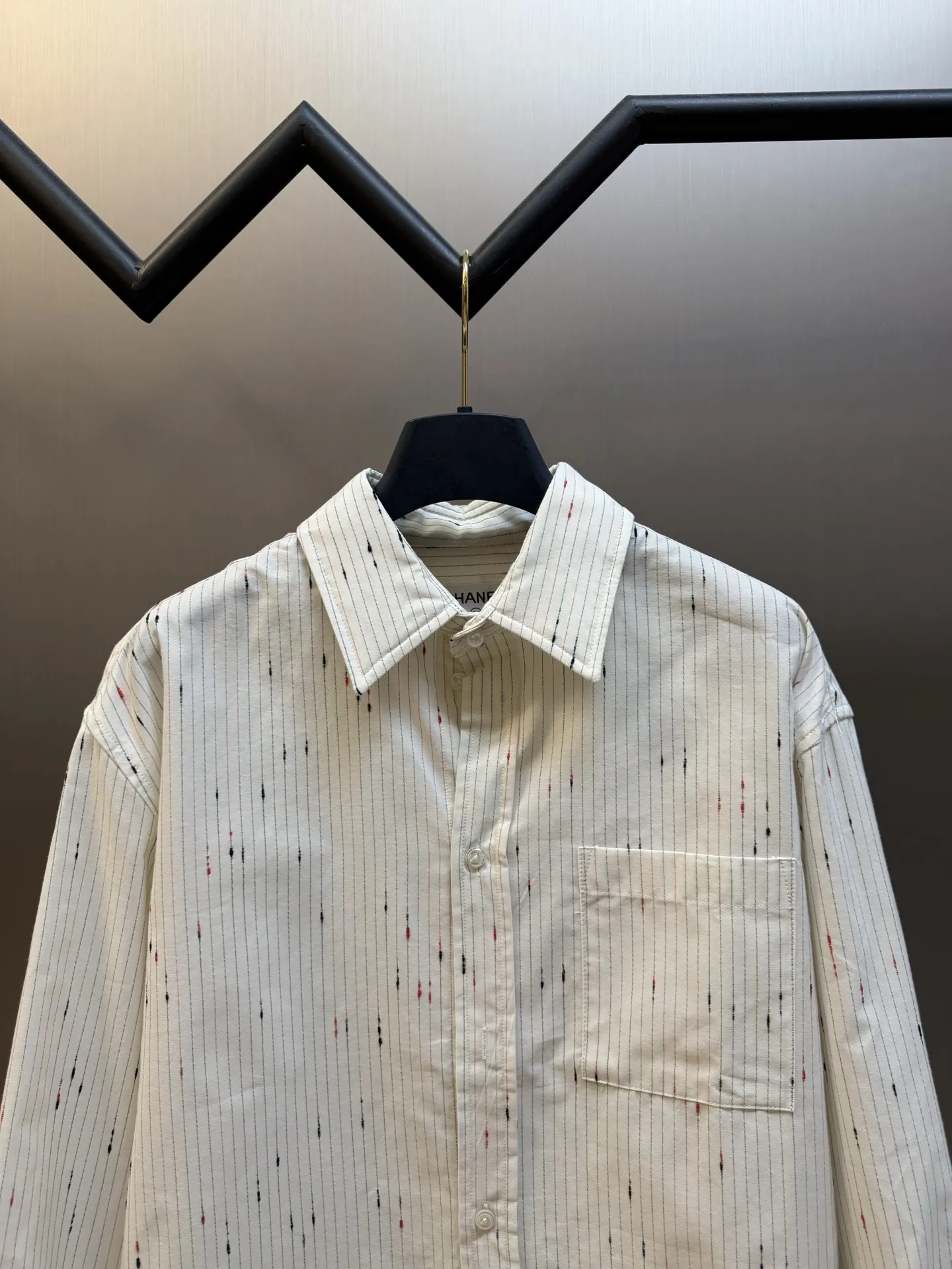 Embroidered Striped Poplin Shirt D31519155 — view 2