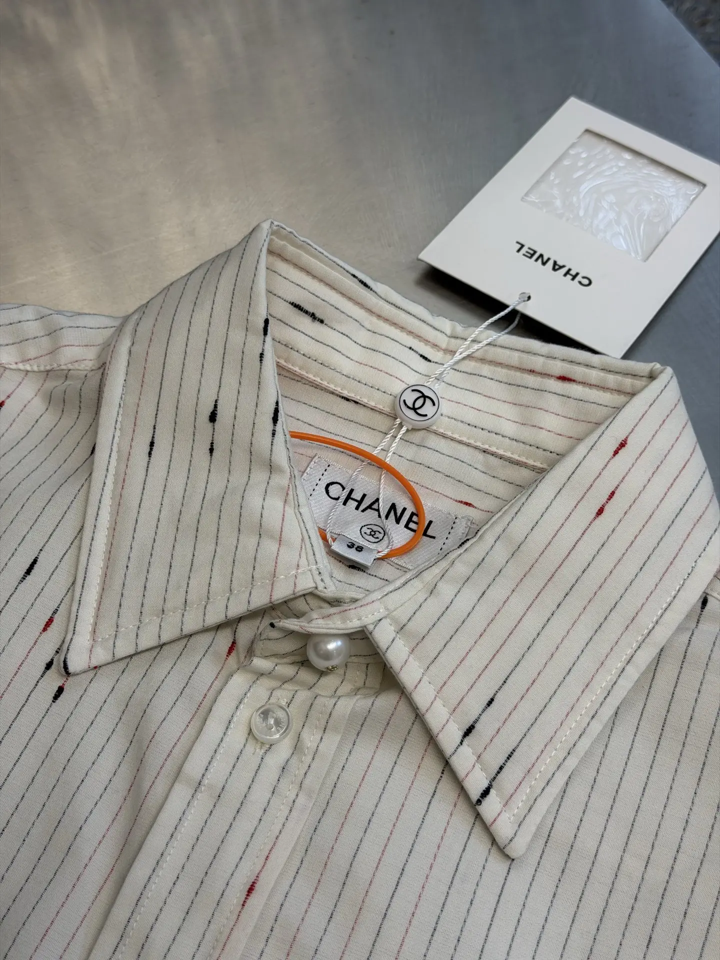 Embroidered Striped Poplin Shirt D31519155 — view 5
