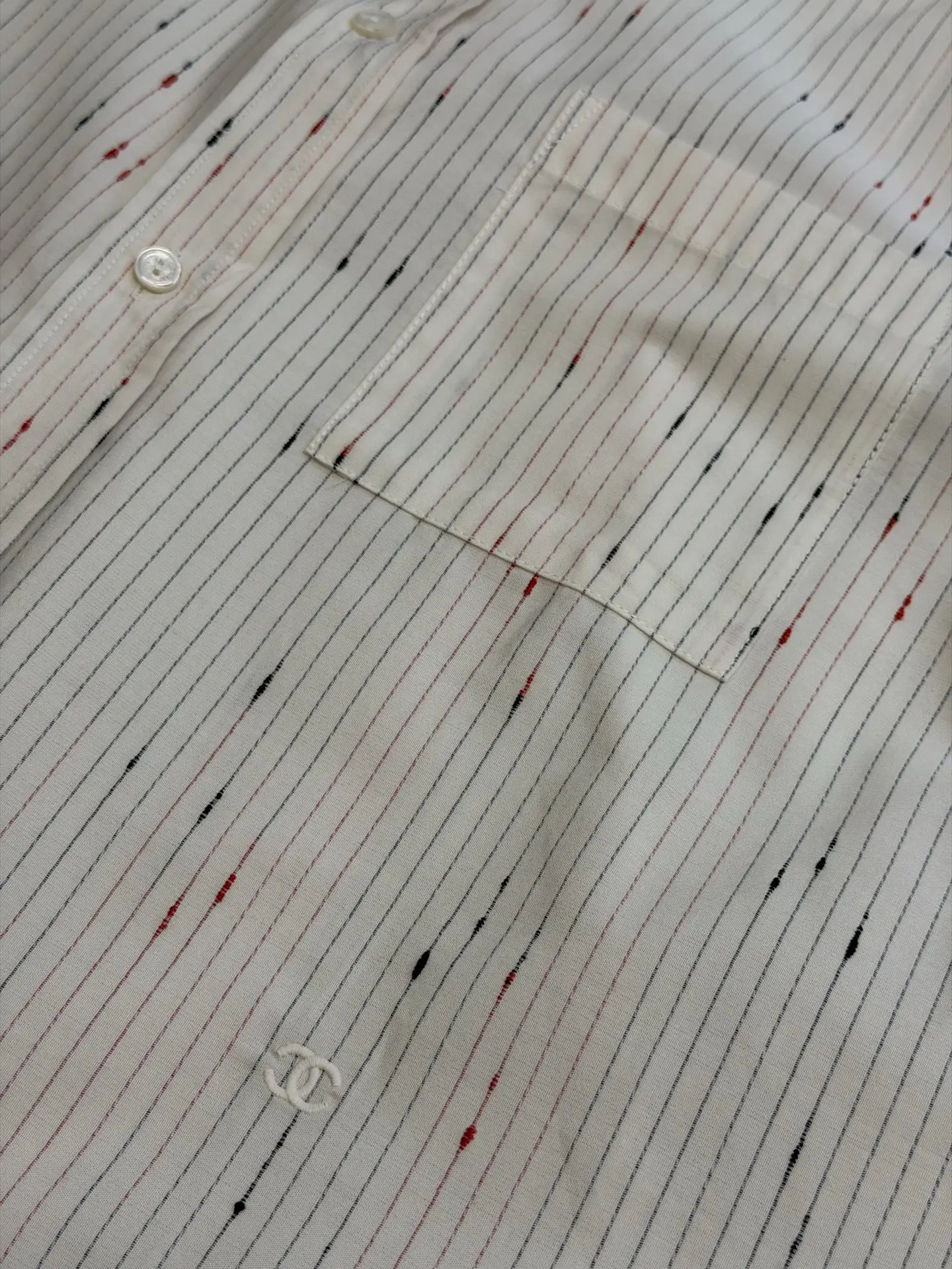 Embroidered Striped Poplin Shirt D31519155 — view 6