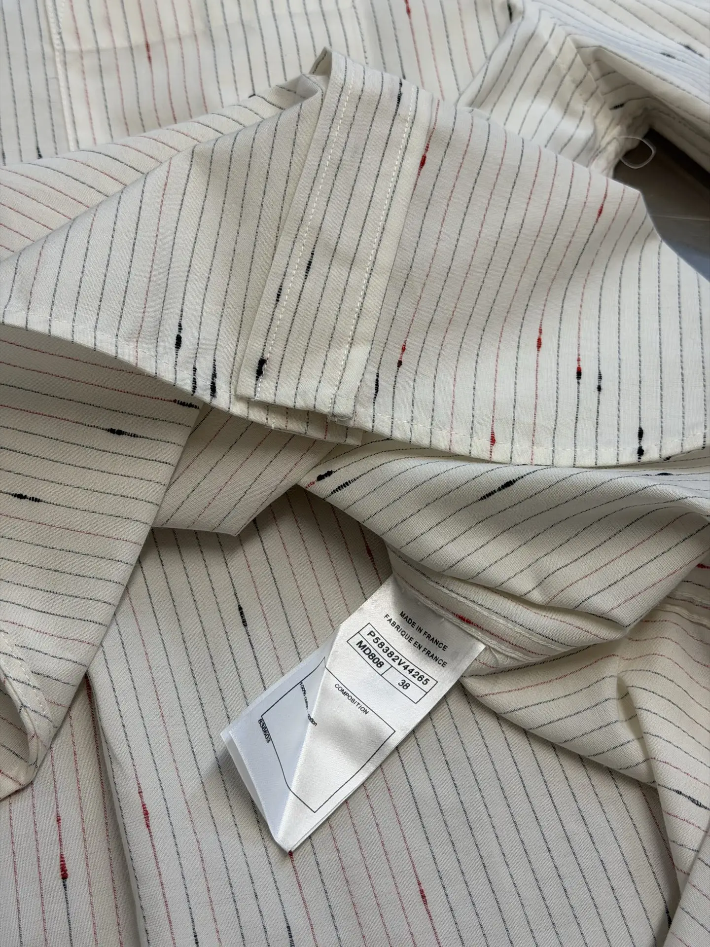 Embroidered Striped Poplin Shirt D31519155 — view 9