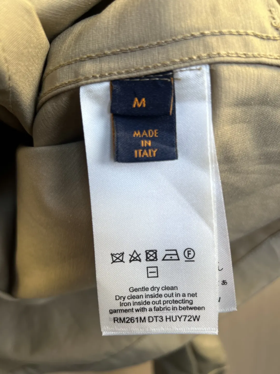 Monogram Embossed Leather Patch Overshirt Jacket D31519245 — view 7
