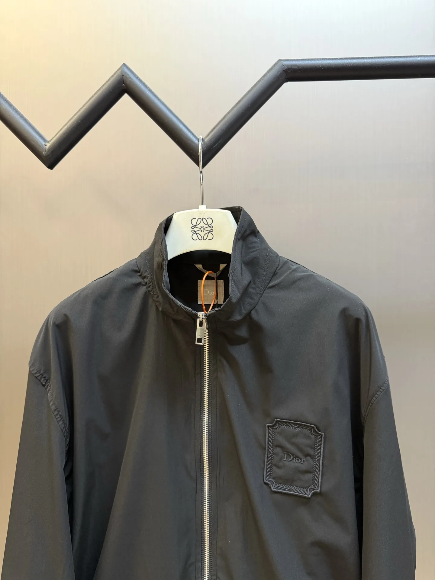 Embroidered Medallion Zip-Up Harrington Jacket D32019156 — view 2