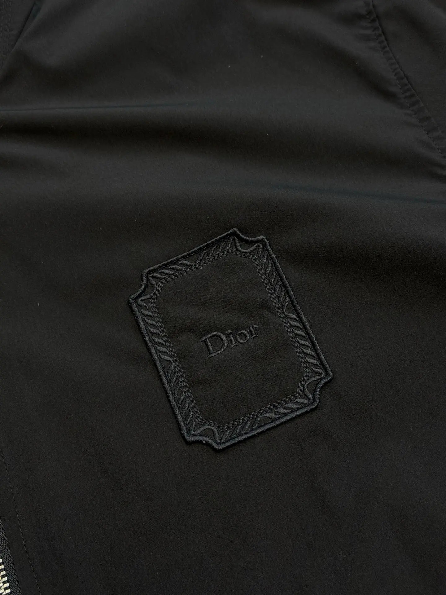 Embroidered Medallion Zip-Up Harrington Jacket D32019156 — view 6