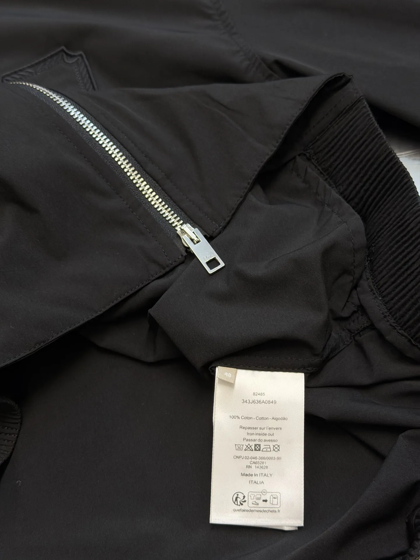 Embroidered Medallion Zip-Up Harrington Jacket D32019156 — view 8