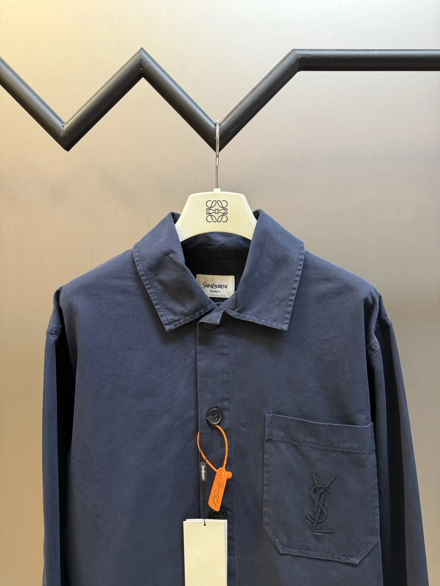 Cassandre Embroidered Denim Overshirt D32519157 — view 2