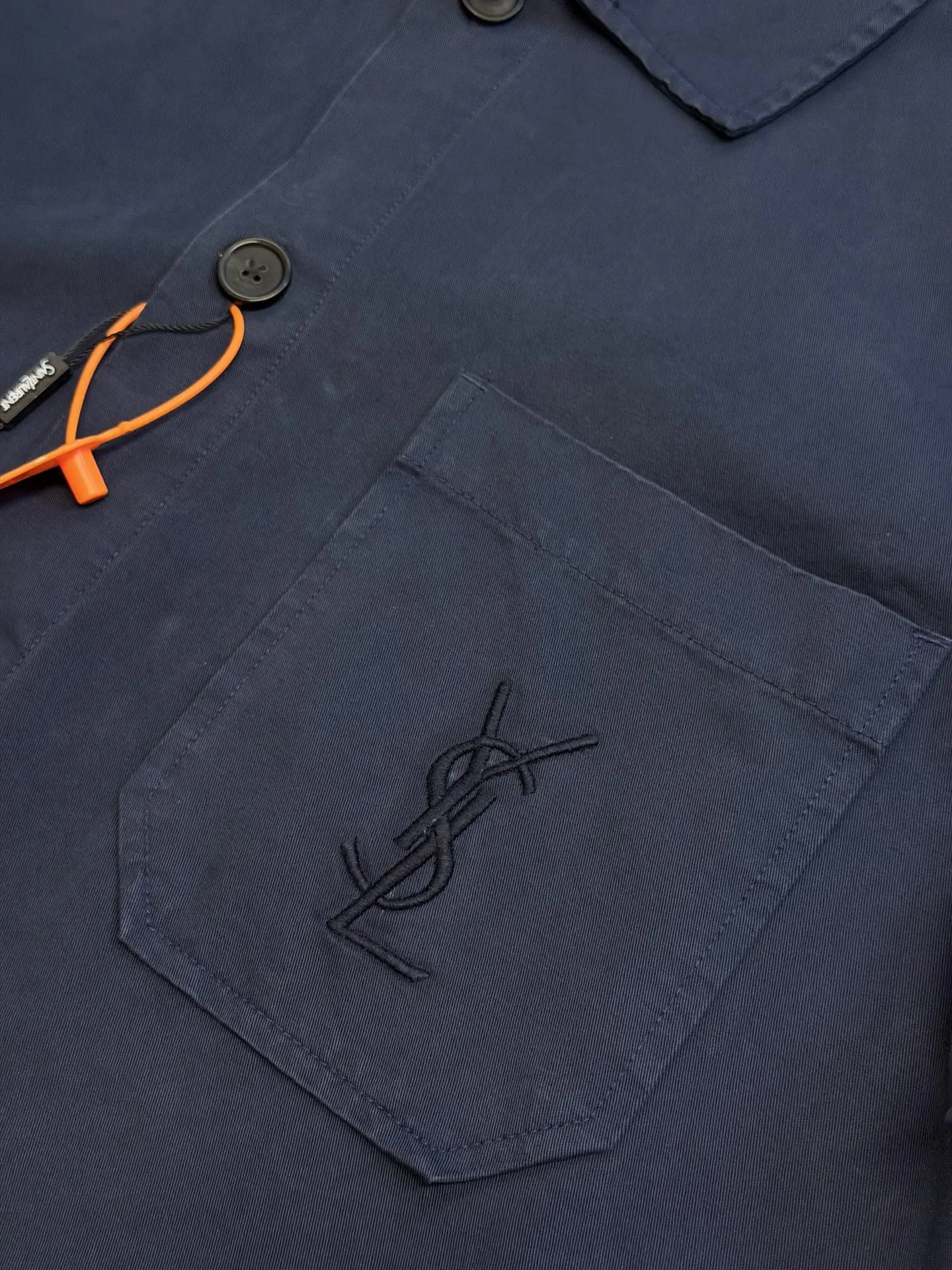 Cassandre Embroidered Denim Overshirt D32519157 — view 6