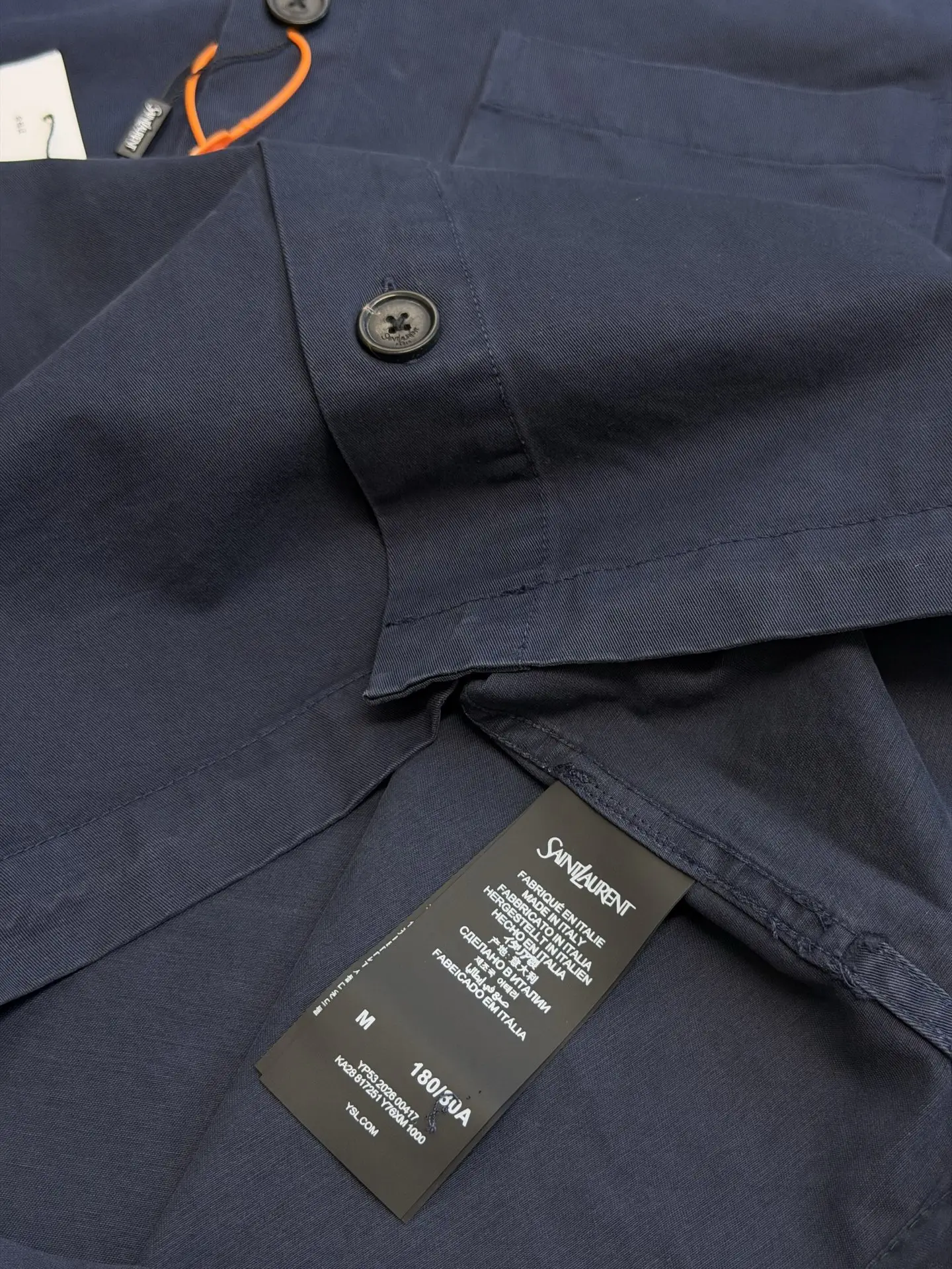 Cassandre Embroidered Denim Overshirt D32519157 — view 9