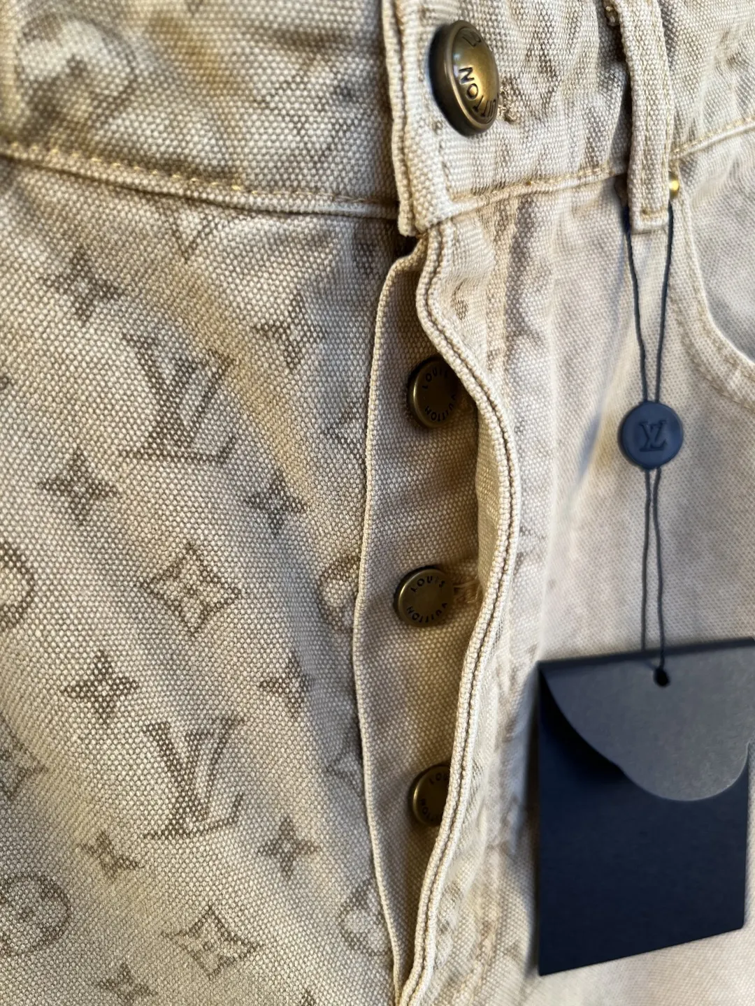 Monogram Gradient Straight-Leg Jeans D32519238 — view 4