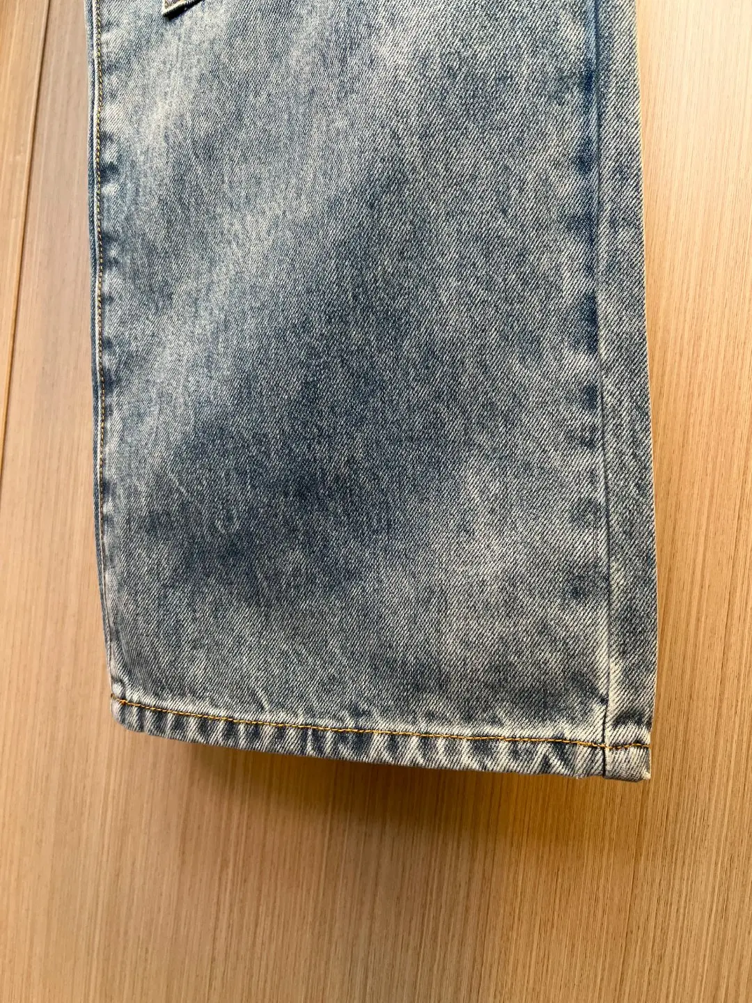 Double Knee Carpenter Jeans with Pearl Buttons D33019251 — view 2