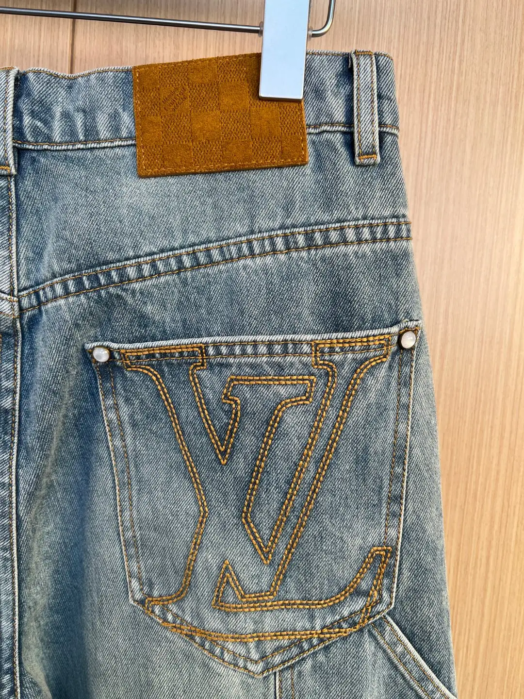Double Knee Carpenter Jeans with Pearl Buttons D33019251 — view 6