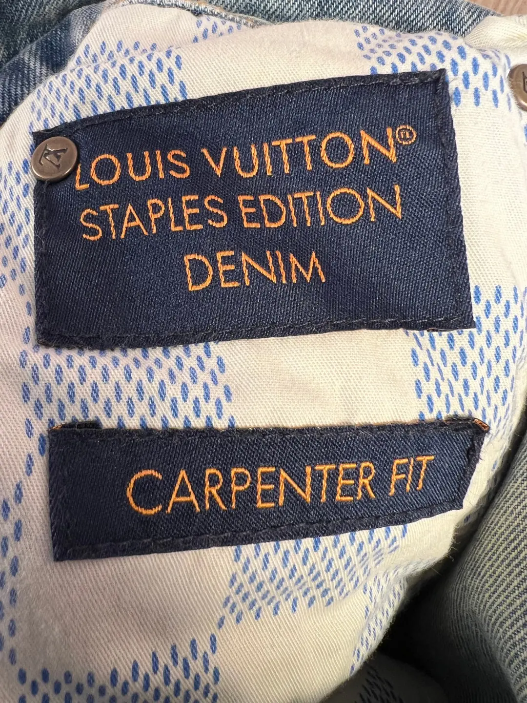 Double Knee Carpenter Jeans with Pearl Buttons D33019251 — view 8