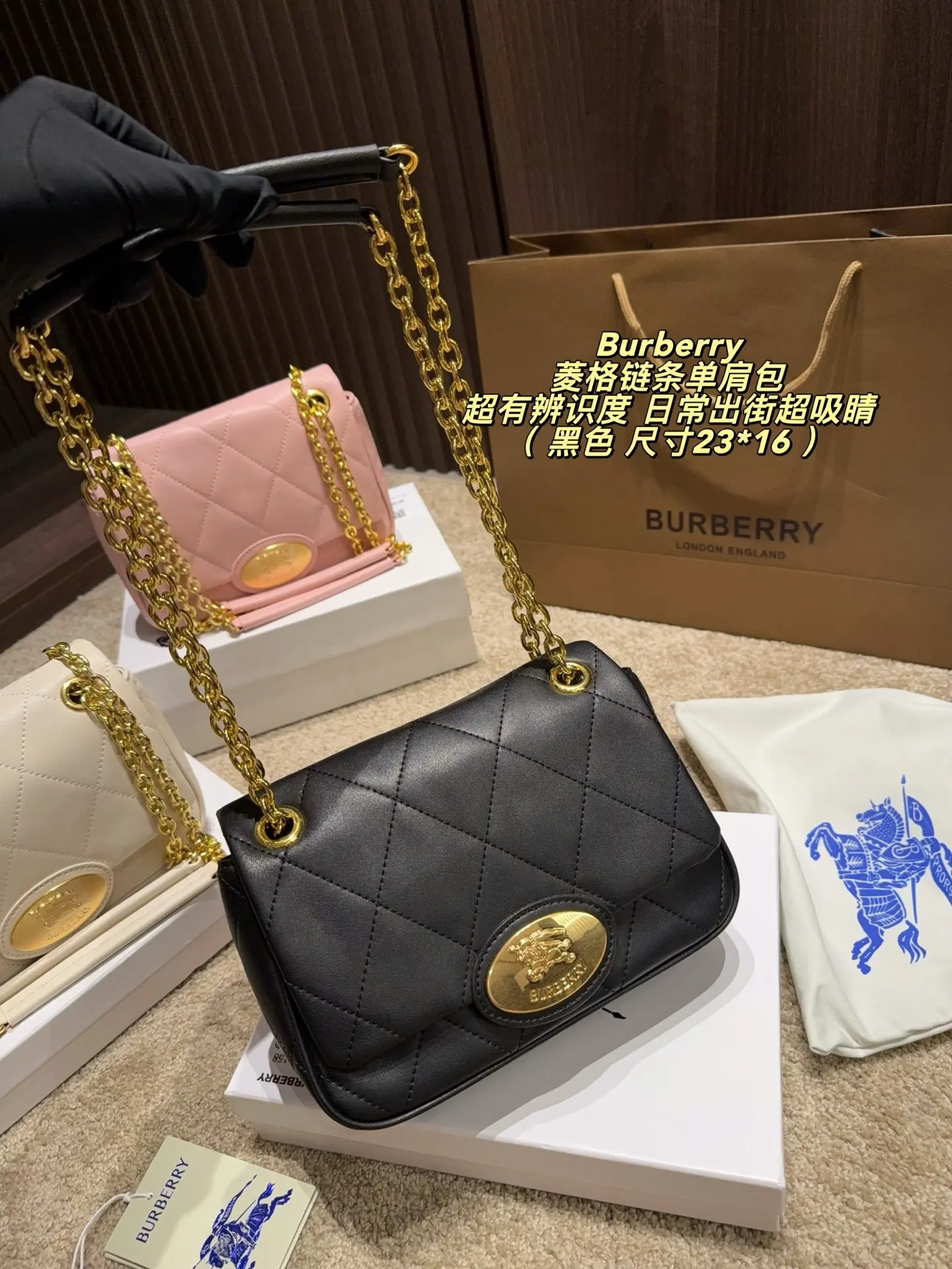 Quilted Chain Shoulder Bag D33018491 — view 6