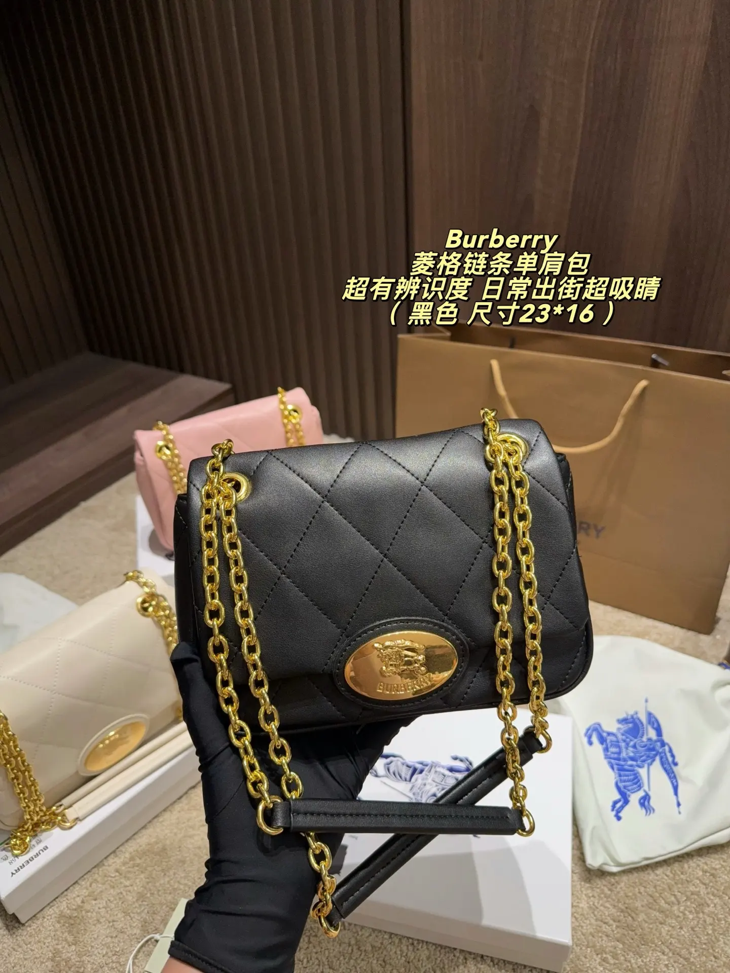 Quilted Chain Shoulder Bag D33018491 — view 8