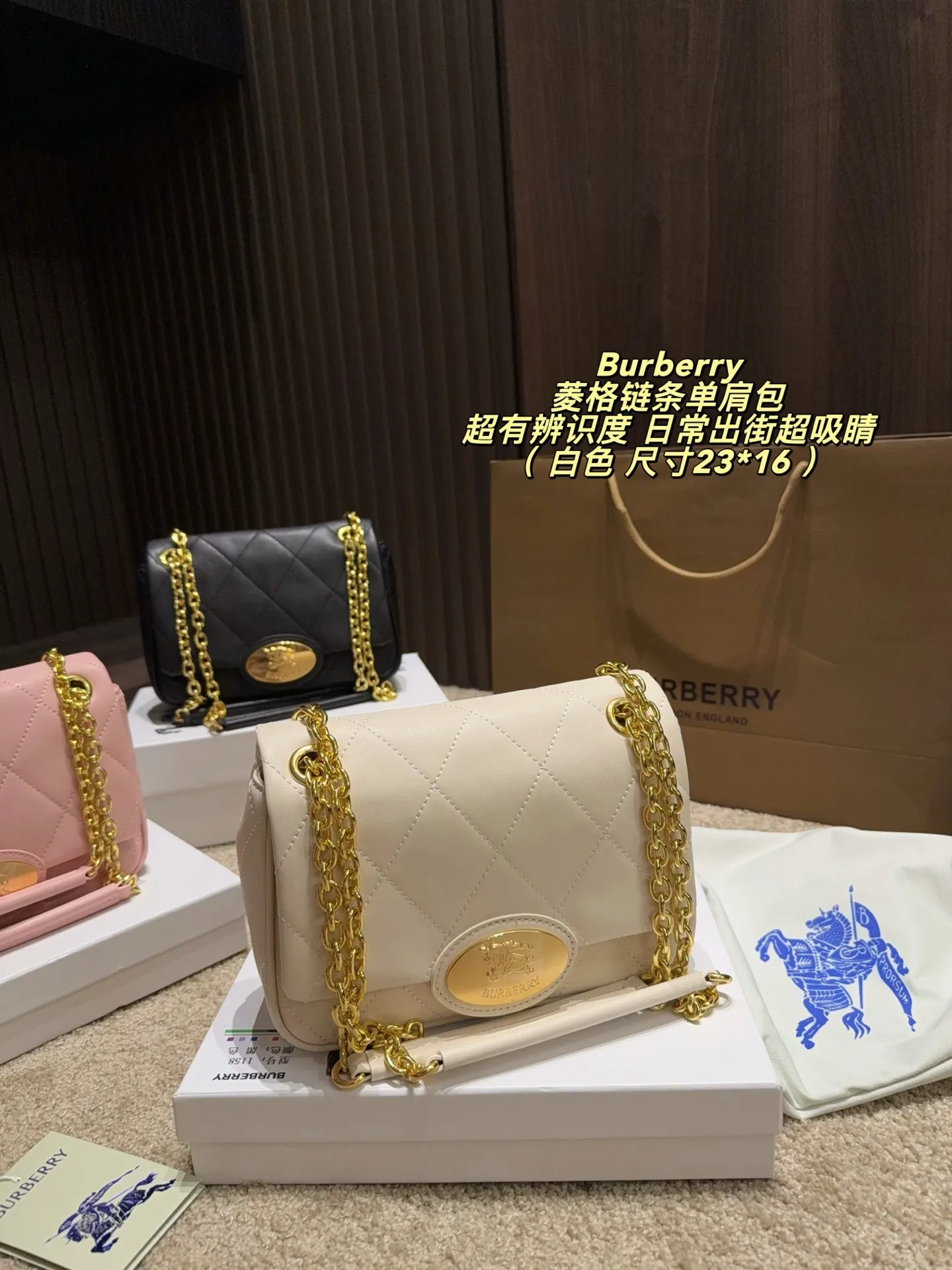 Quilted Chain Shoulder Bag D33018491 — view 12