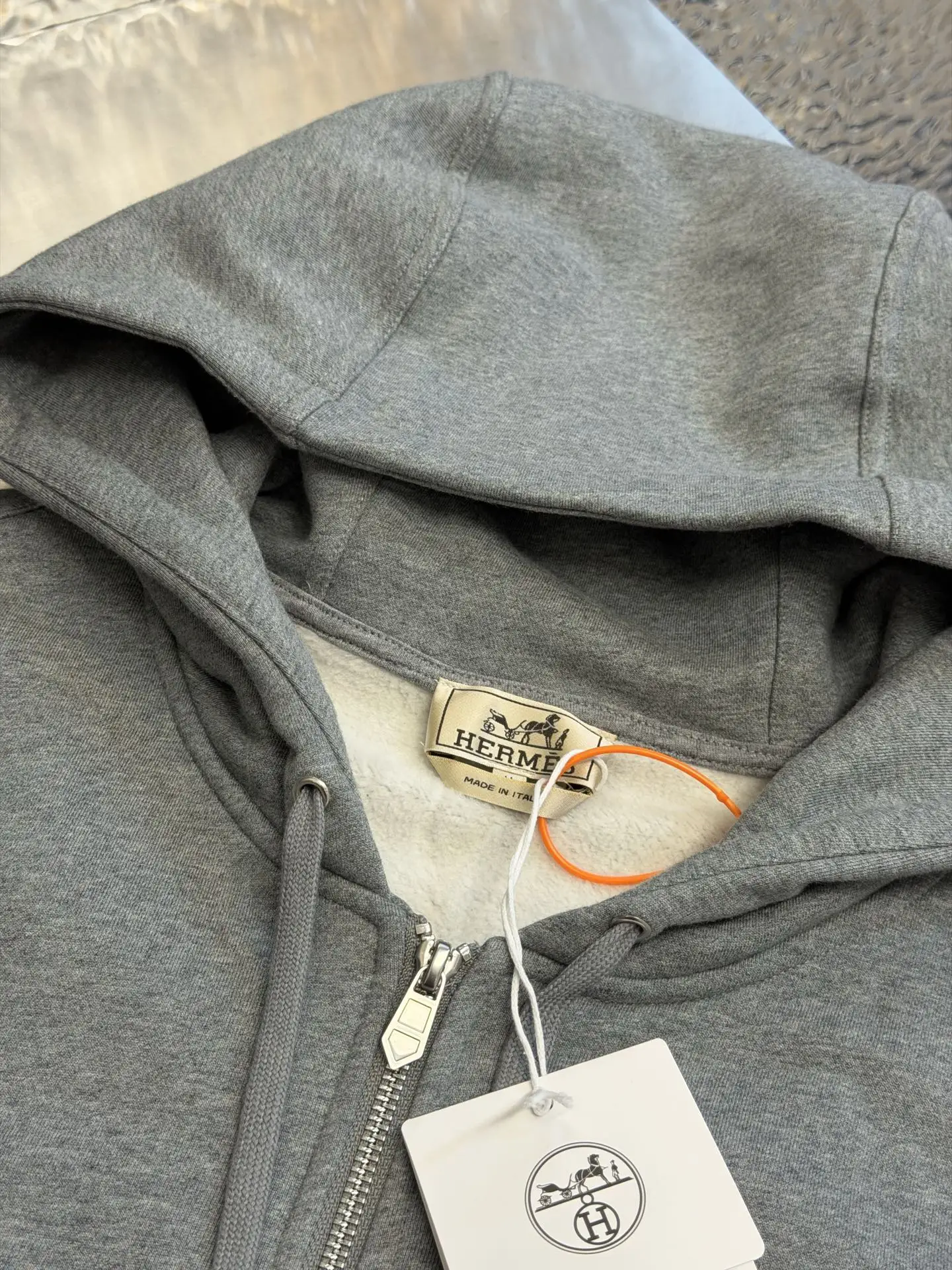 Equestrian Graphic Zip-Up Hoodie D33519150 — view 5