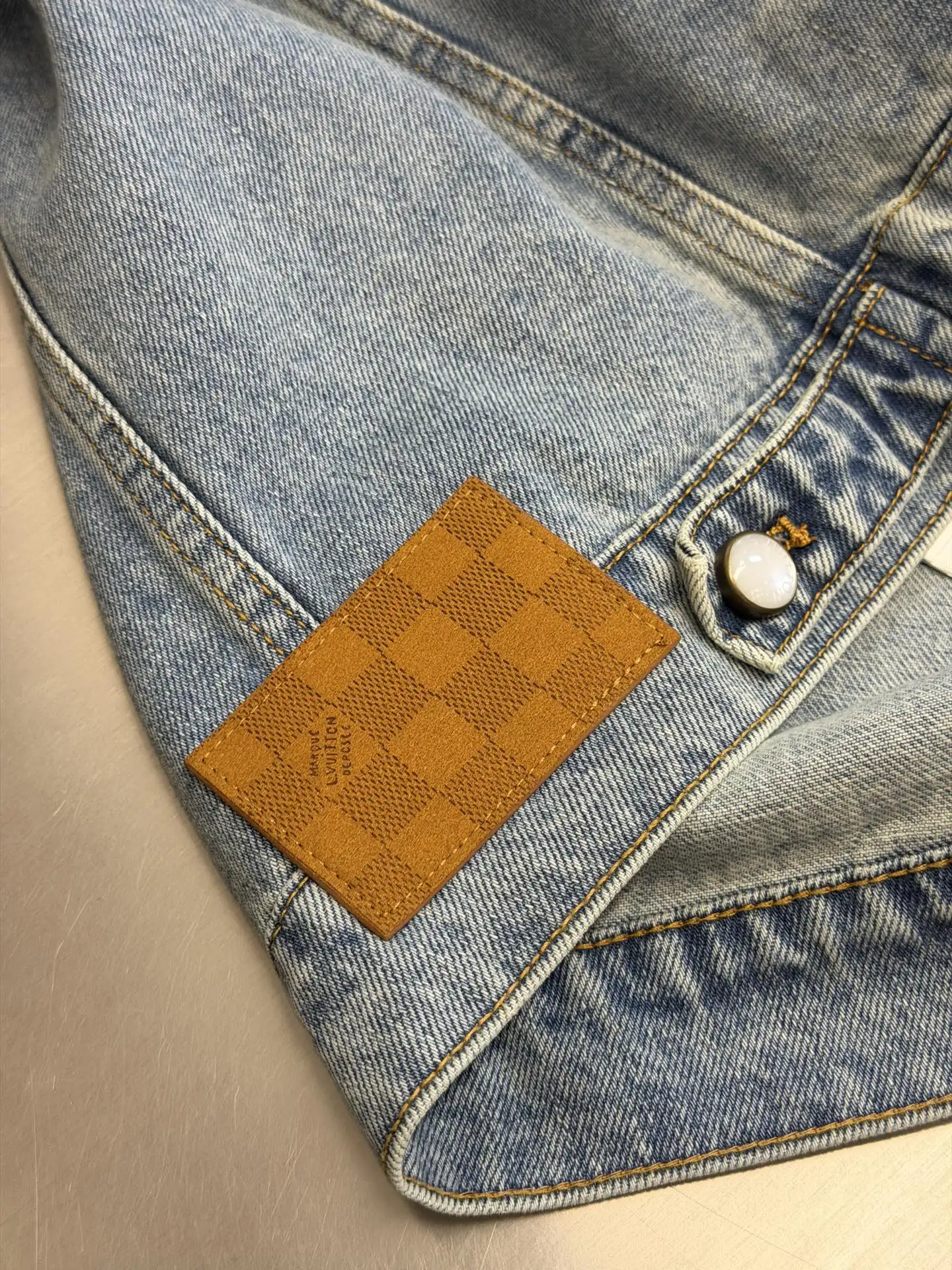 Embroidered Denim Trucker Jacket D33519171 — view 9