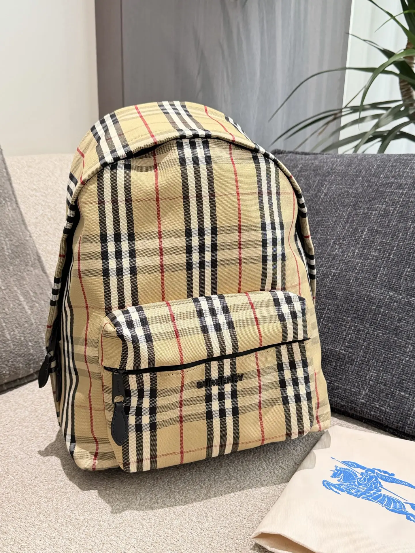 Burberry Vintage Check Nylon Backpack D34018058