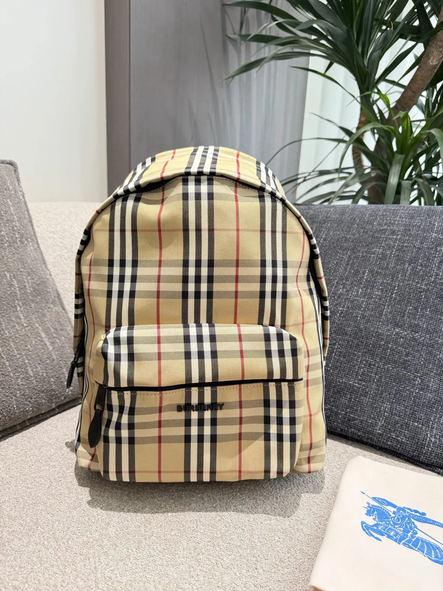 Burberry Vintage Check Nylon Backpack D34018058 — view 9