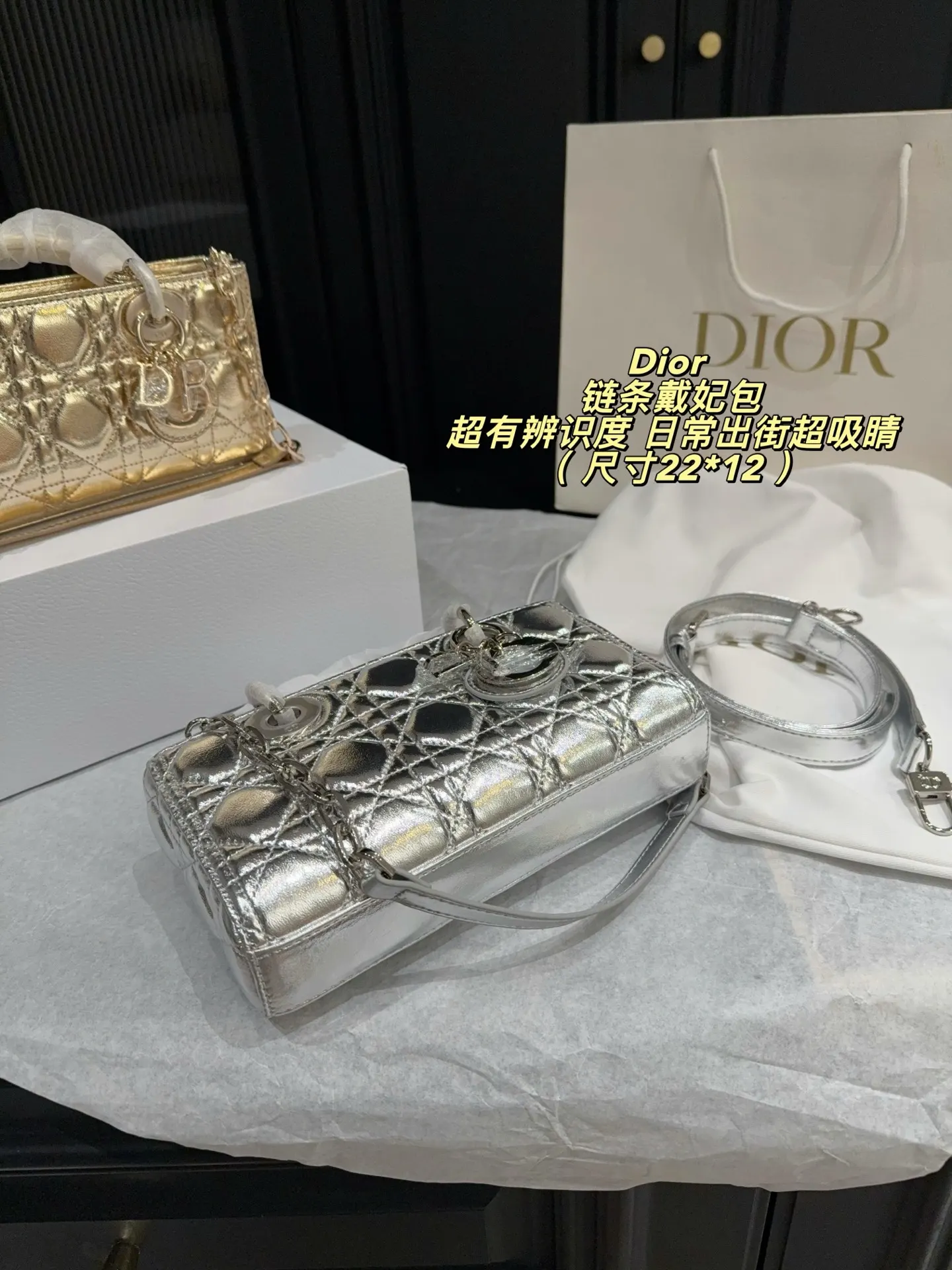 Dior Lady Dior Mini Chain Bag D34018014 — view 5