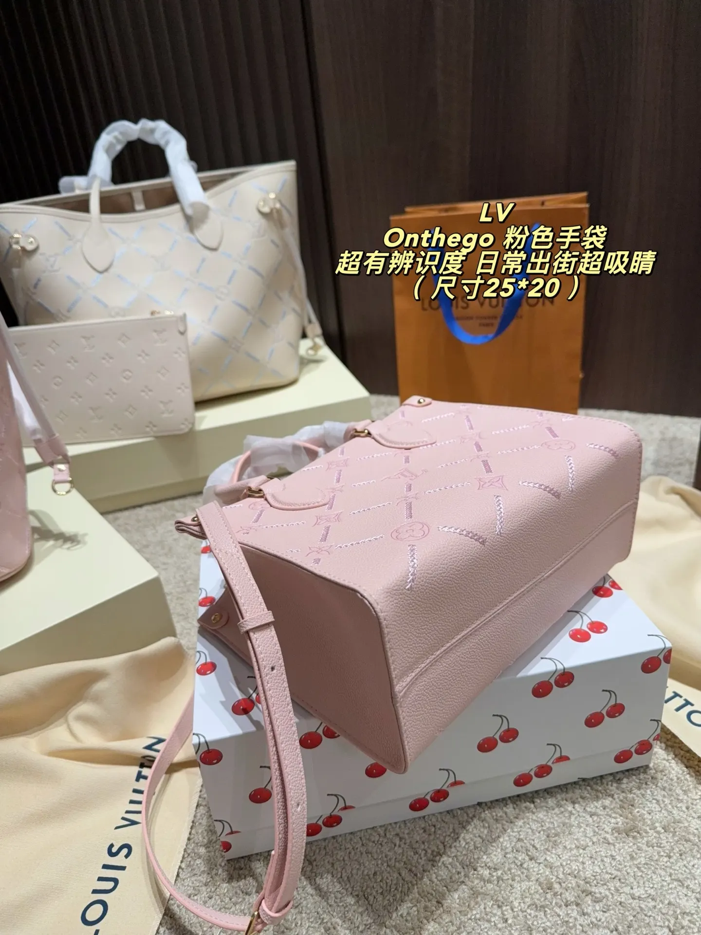 Onthego PM Monogram Empreinte Tote Bag D34517965 — view 5