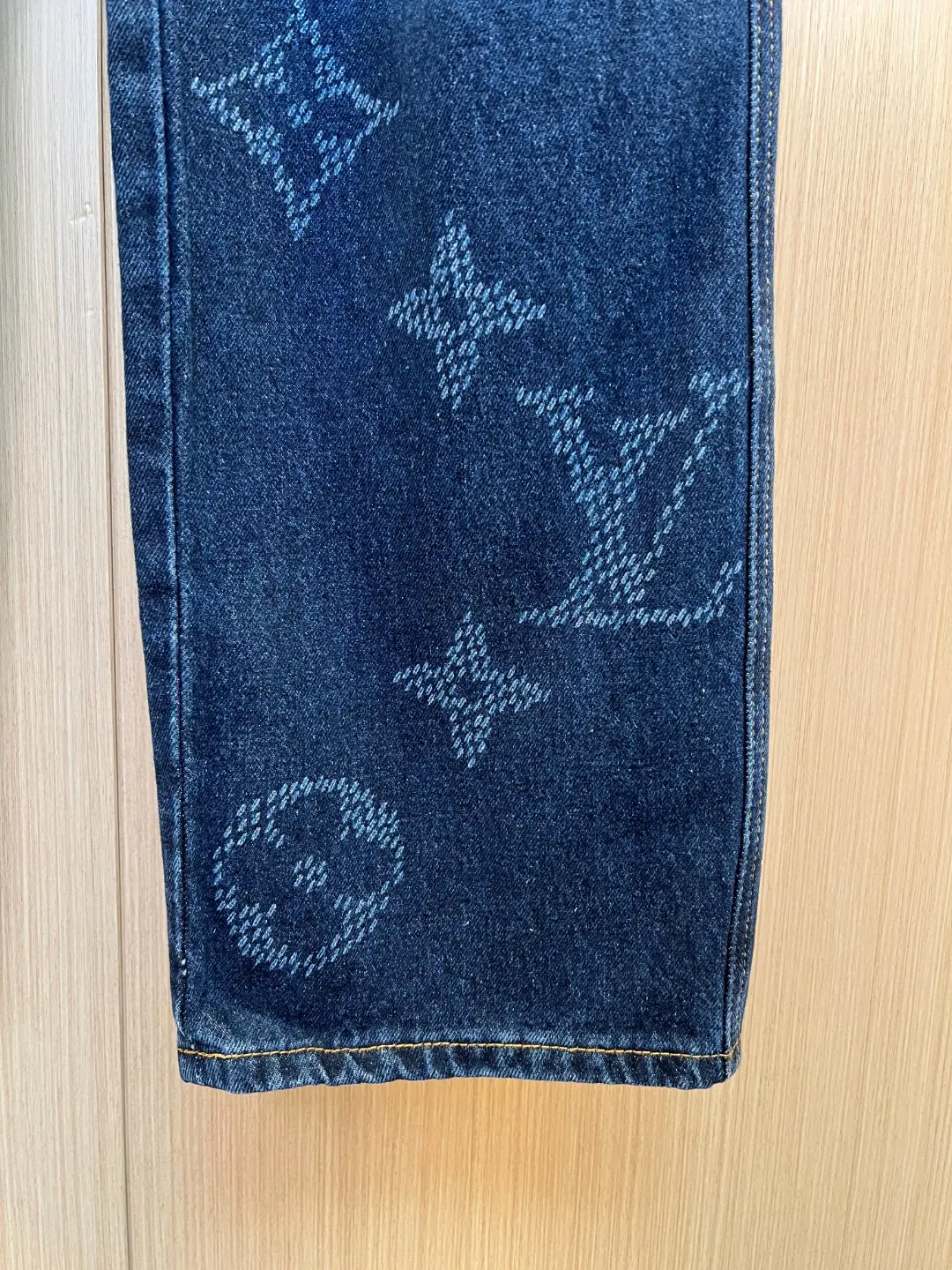 Monogram Jacquard Straight-Leg Jeans D35019266 — view 2