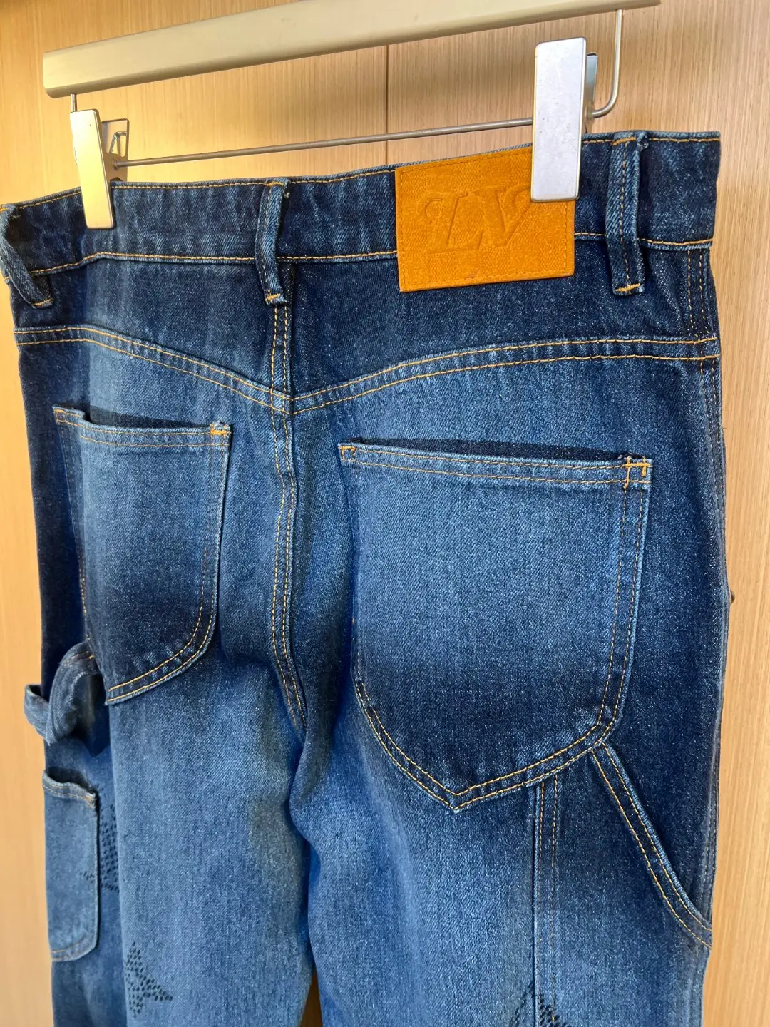 Monogram Jacquard Straight-Leg Jeans D35019266 — view 7