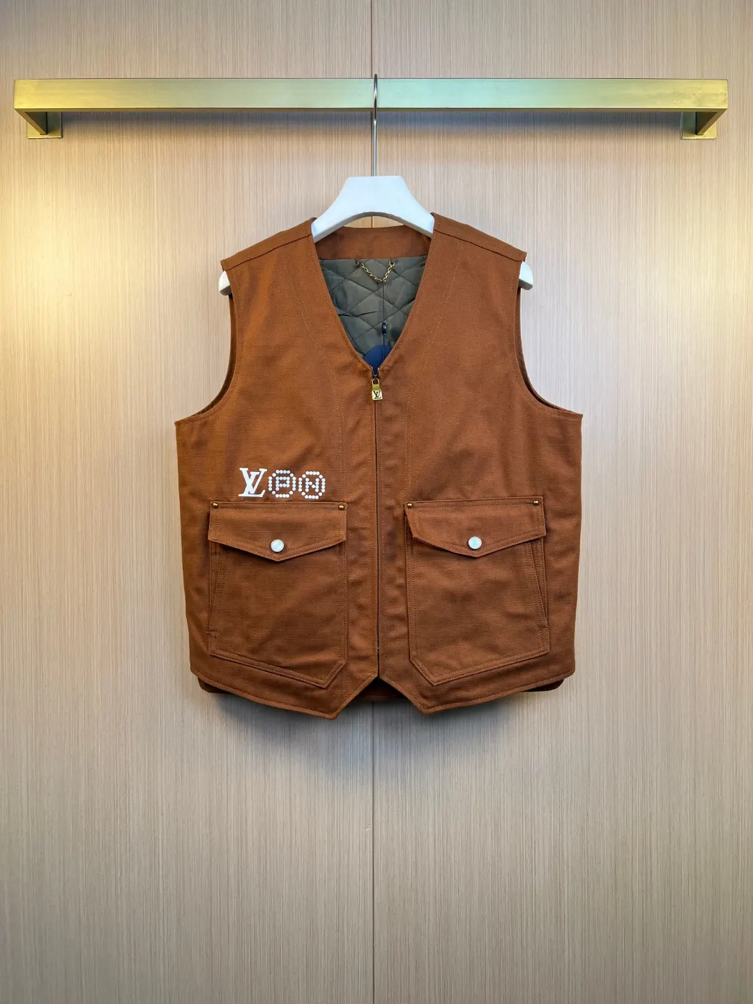 Louis Vuitton x Nigo Embroidered Workwear Gilet D35019248