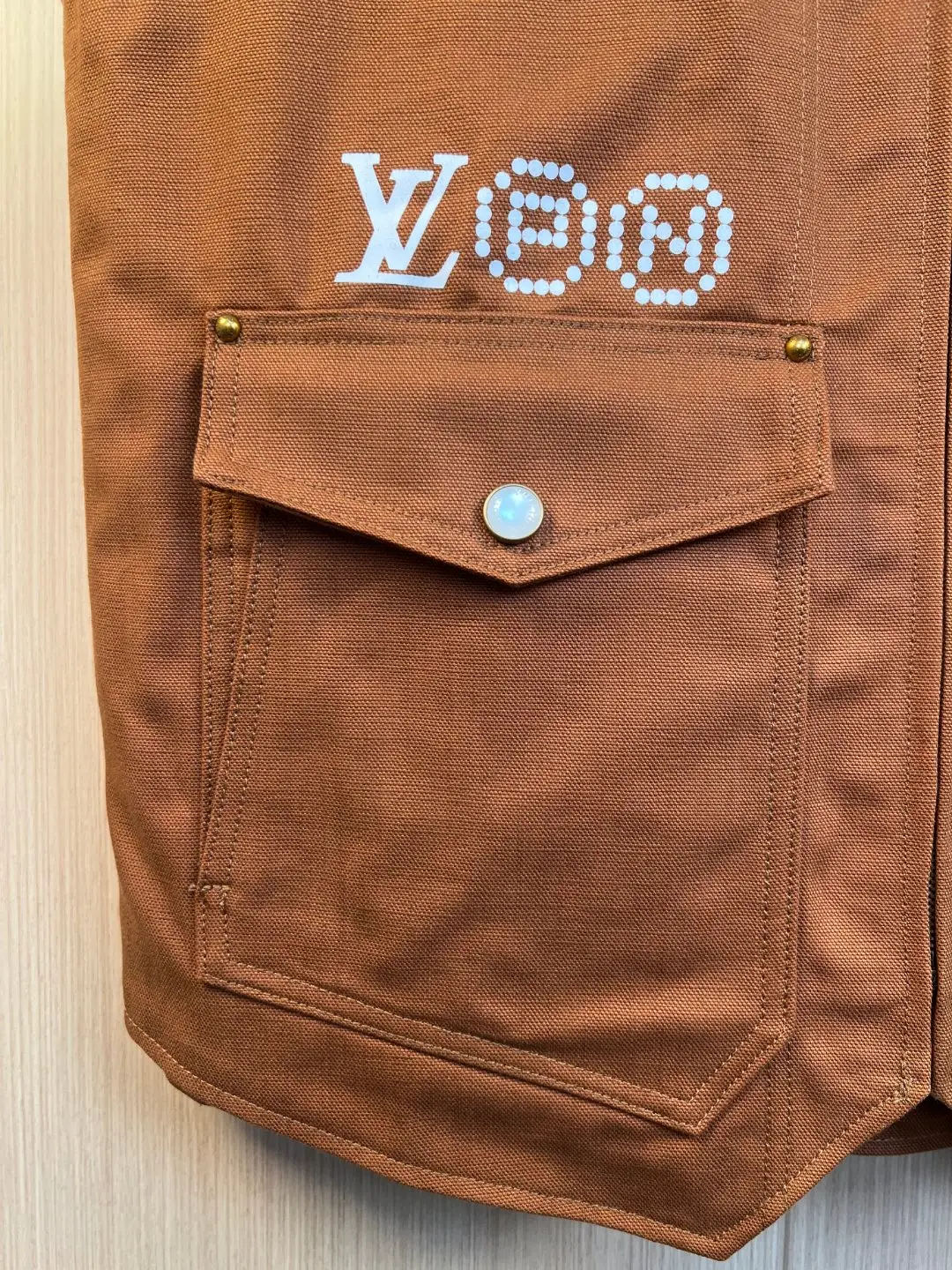 Louis Vuitton x Nigo Embroidered Workwear Gilet D35019248 — view 2