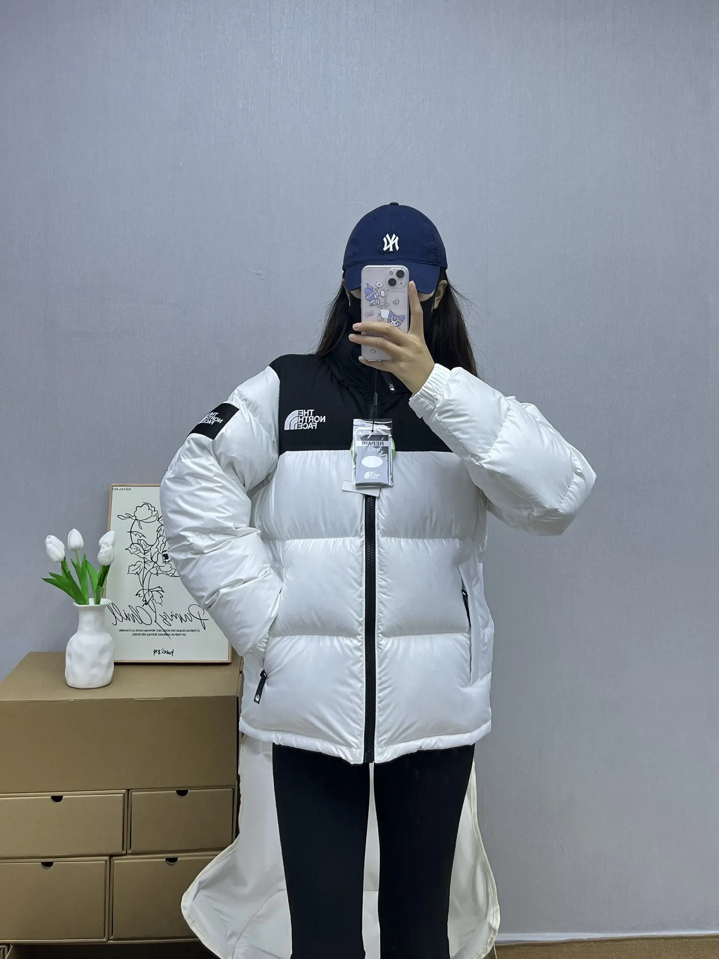 1996 Retro Nuptse Down-Filled Puffer Jacket D35019037 — view 3