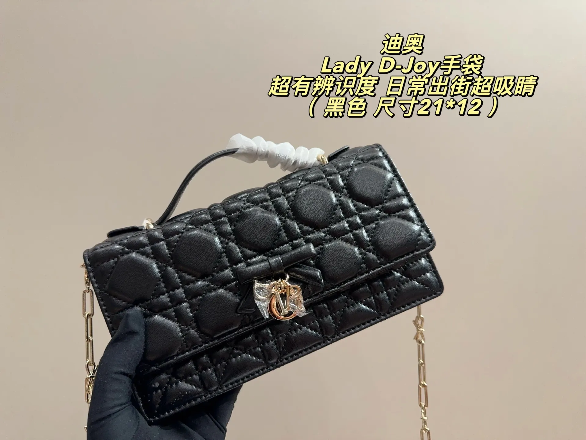 Lady D-Joy Quilted Shoulder Bag D35517979 — view 19