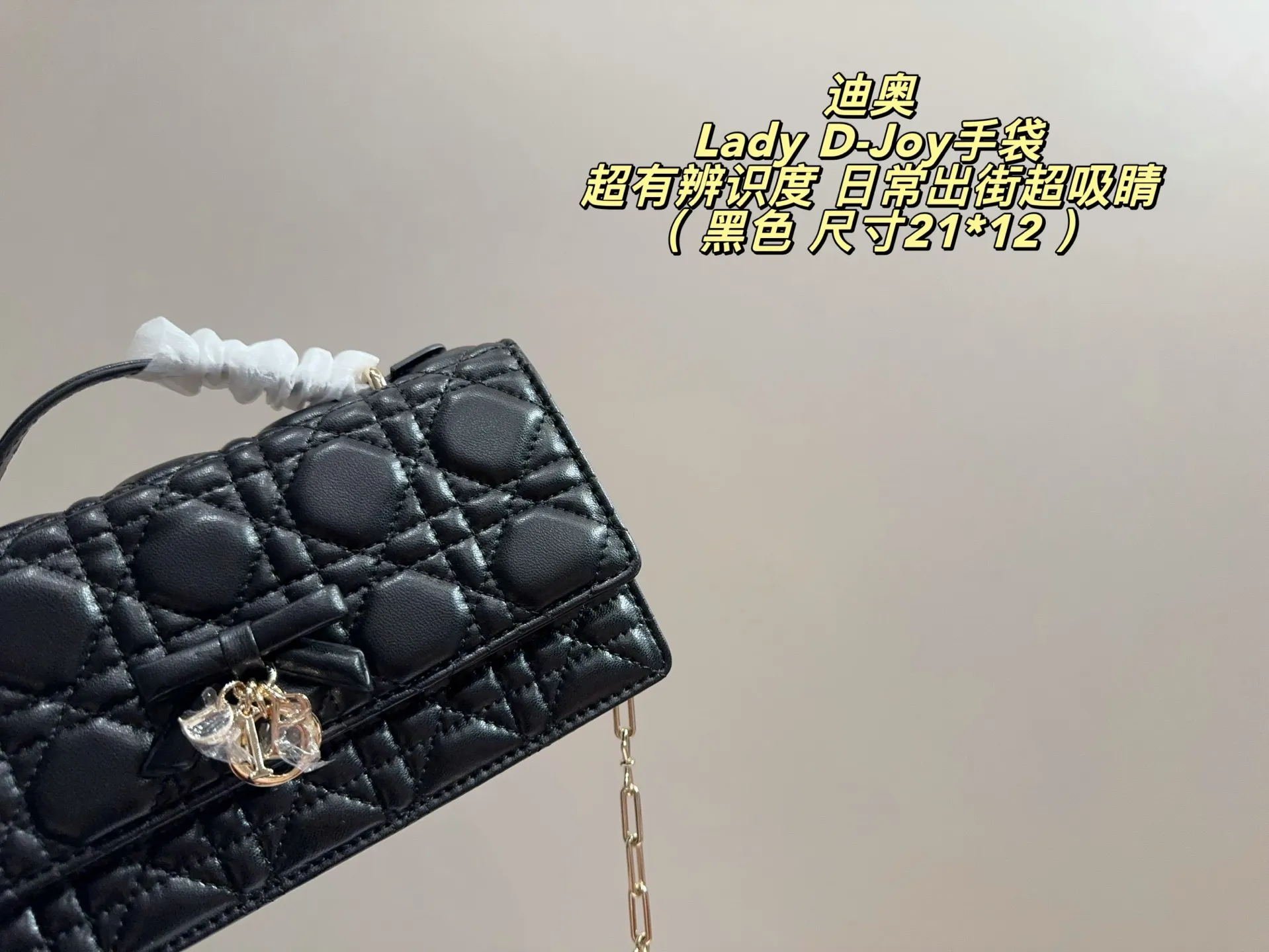 Lady D-Joy Quilted Shoulder Bag D35517979 — view 24