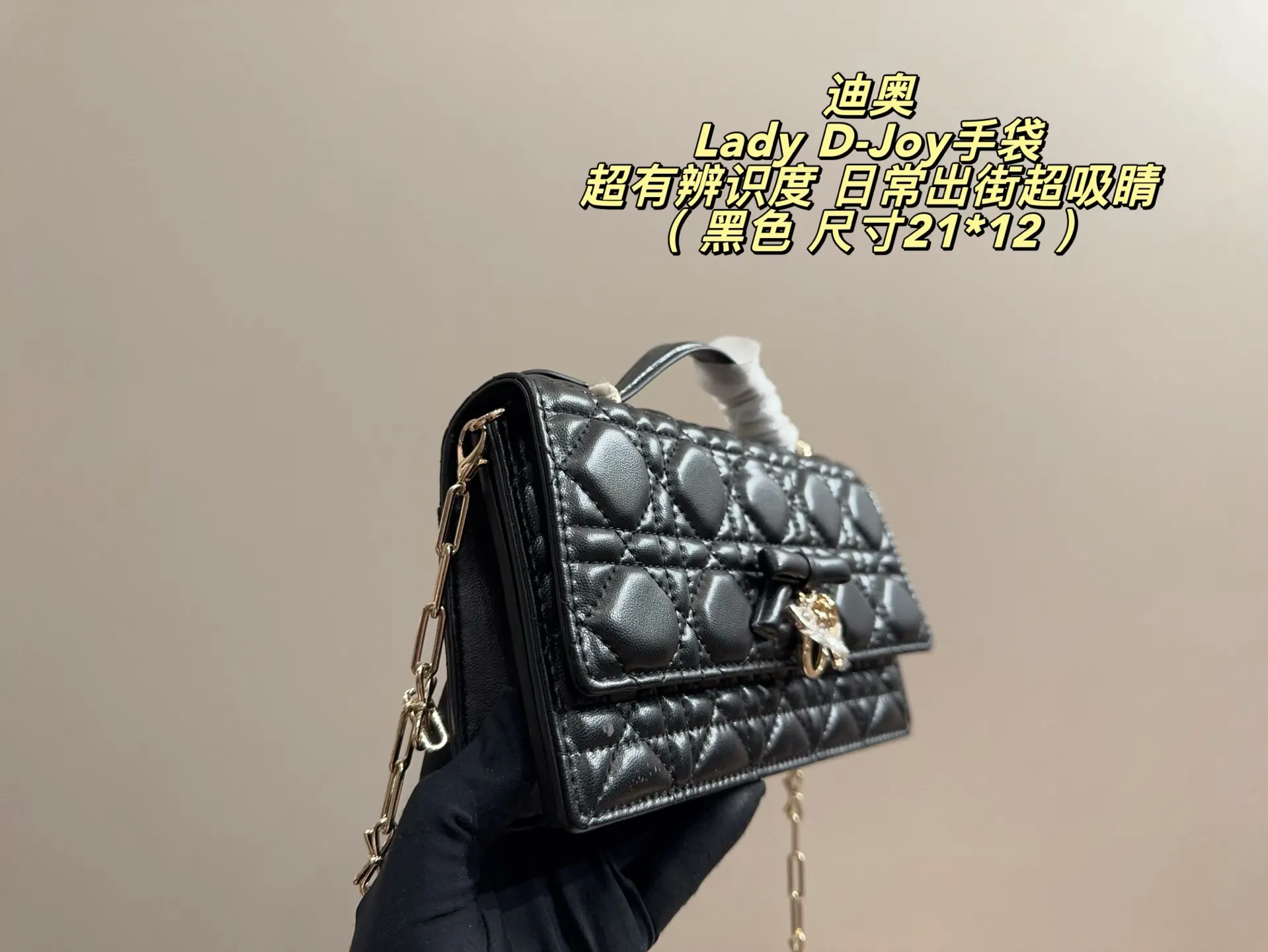 Lady D-Joy Quilted Shoulder Bag D35517979 — view 25
