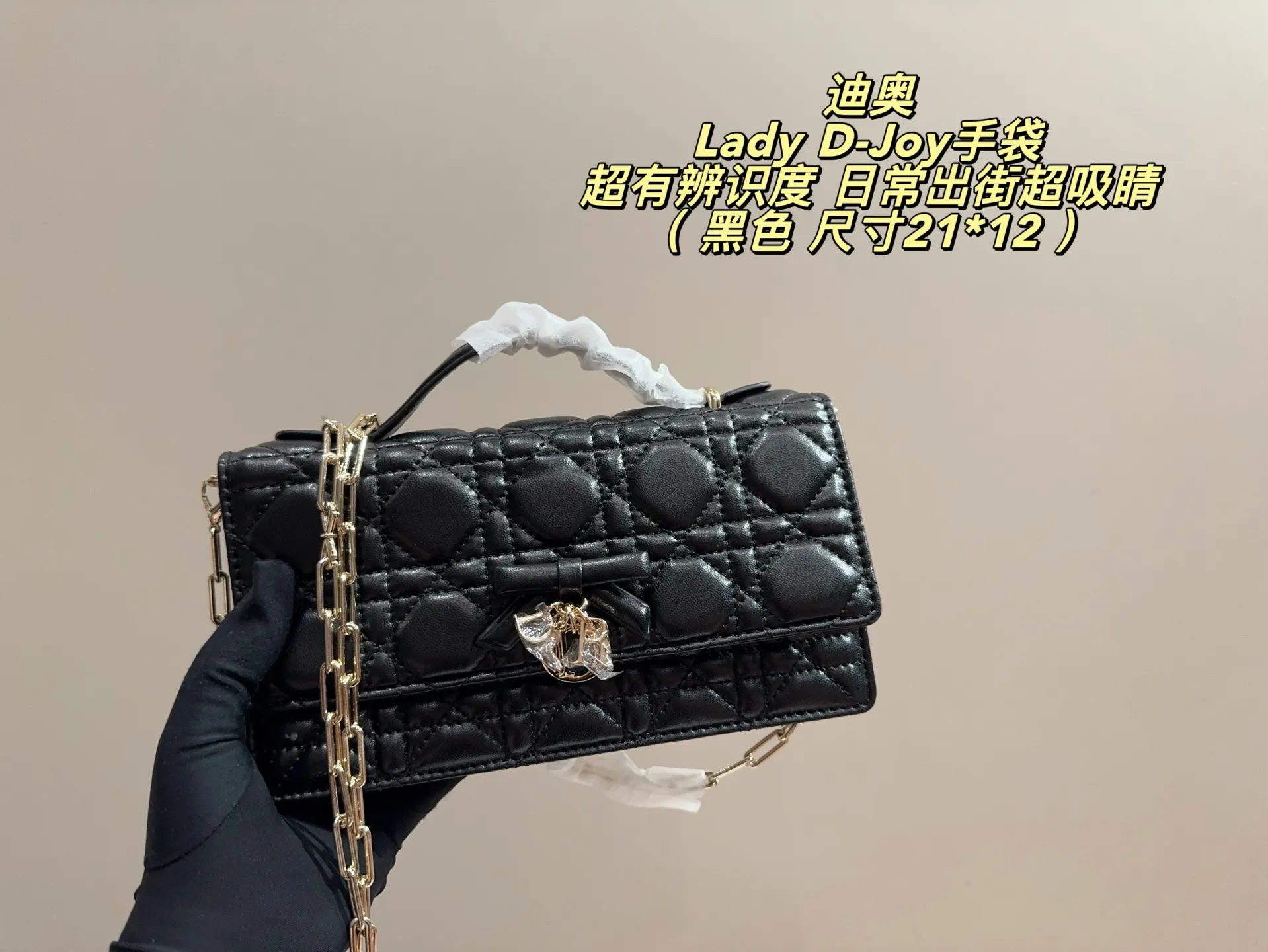 Lady D-Joy Quilted Shoulder Bag D35517979 — view 22
